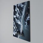 COSMIC COASTLINE Vertical Canvas Print