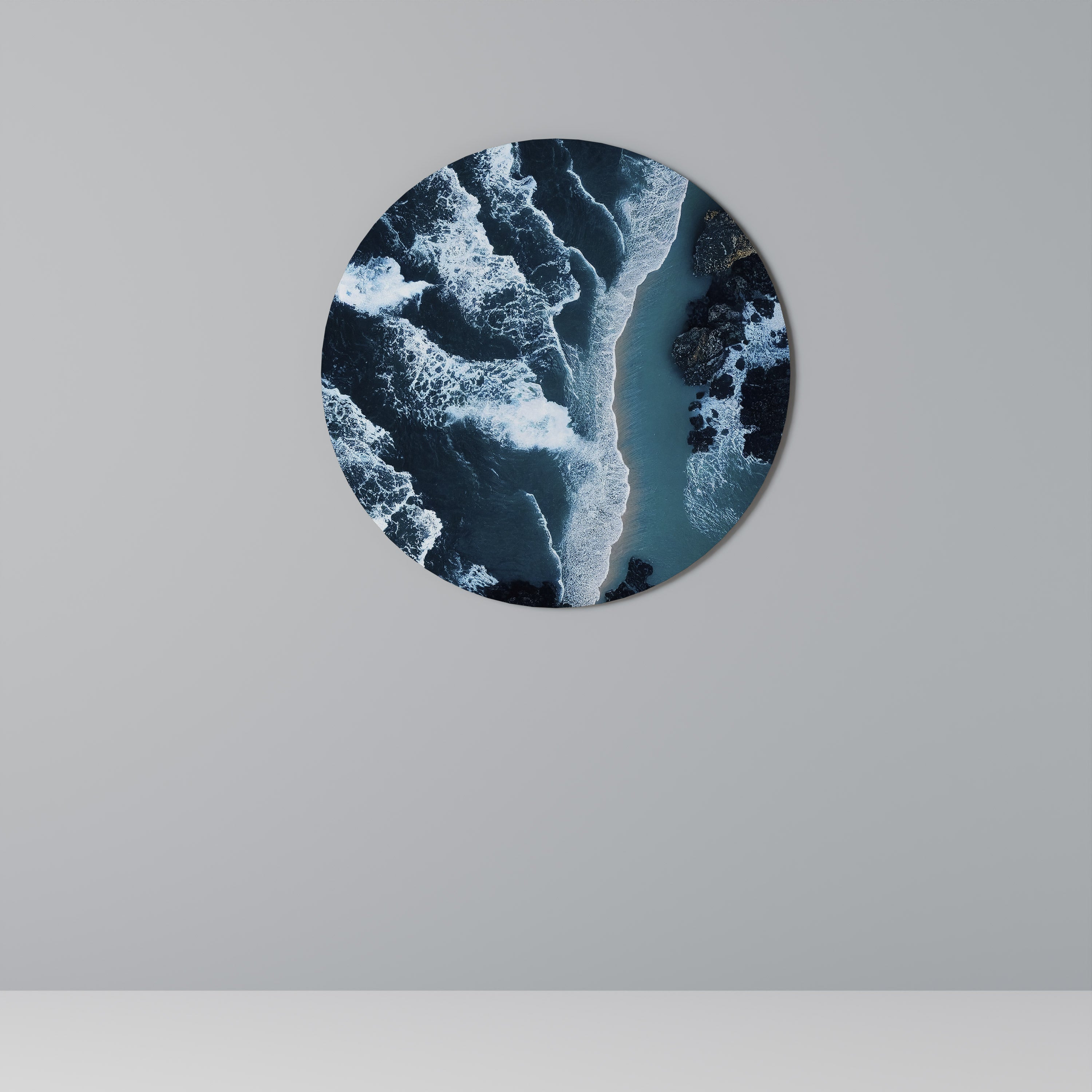 Décoration murale ronde COSMIC COASTLINE