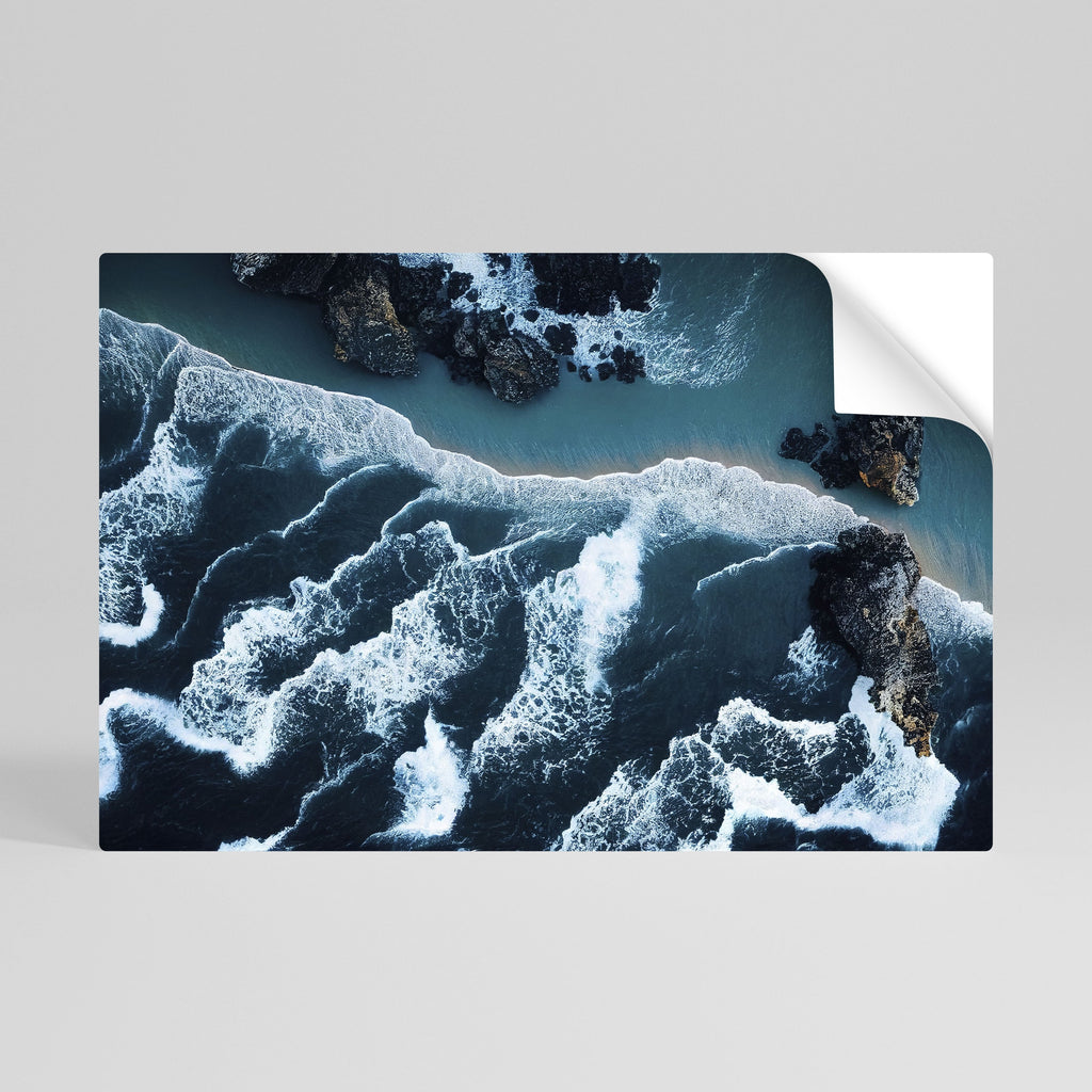 Affiche horizontale autocollante « COSMIC COASTLINE »