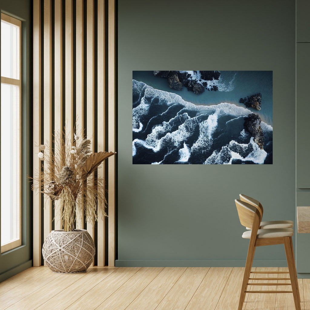 Affiche horizontale autocollante « COSMIC COASTLINE »