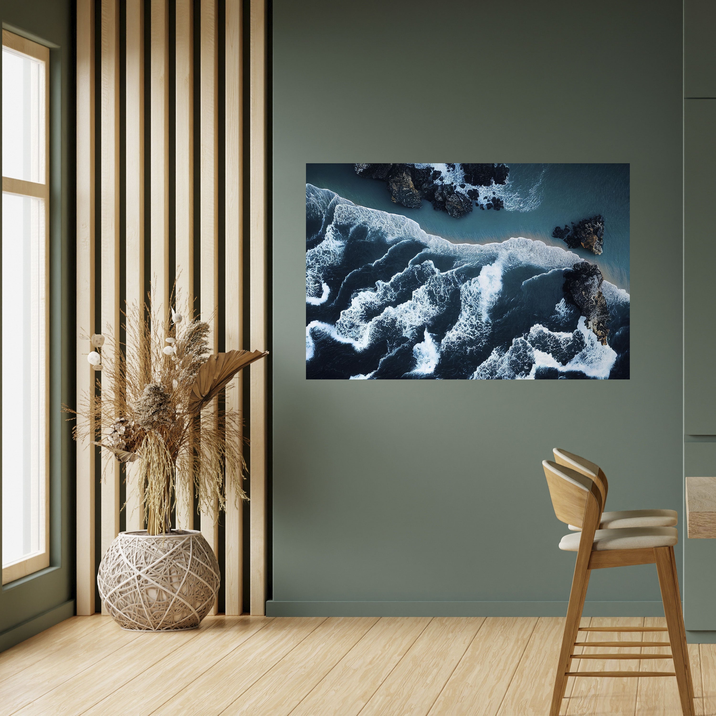 Affiche horizontale autocollante « COSMIC COASTLINE »