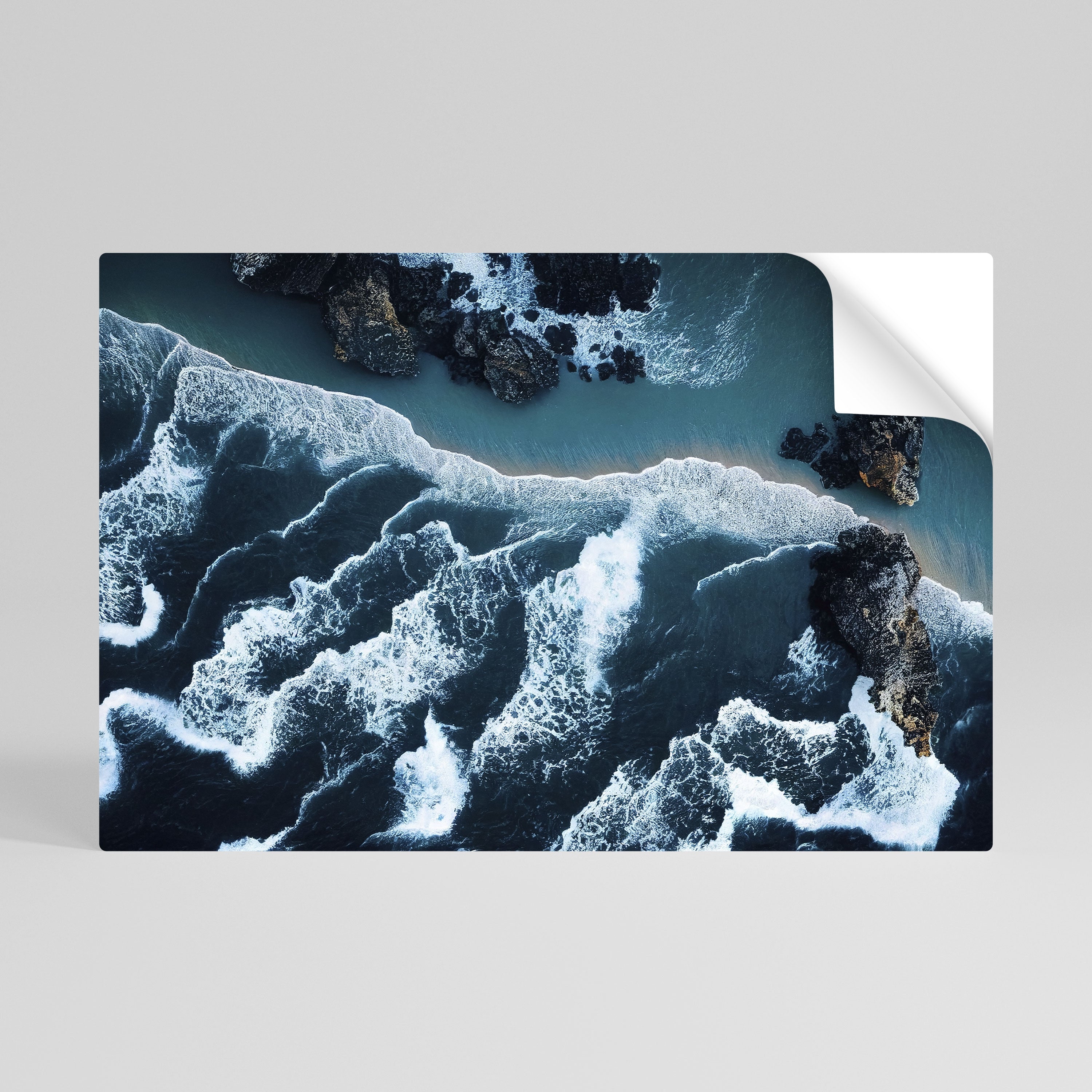 Affiche horizontale autocollante « COSMIC COASTLINE »