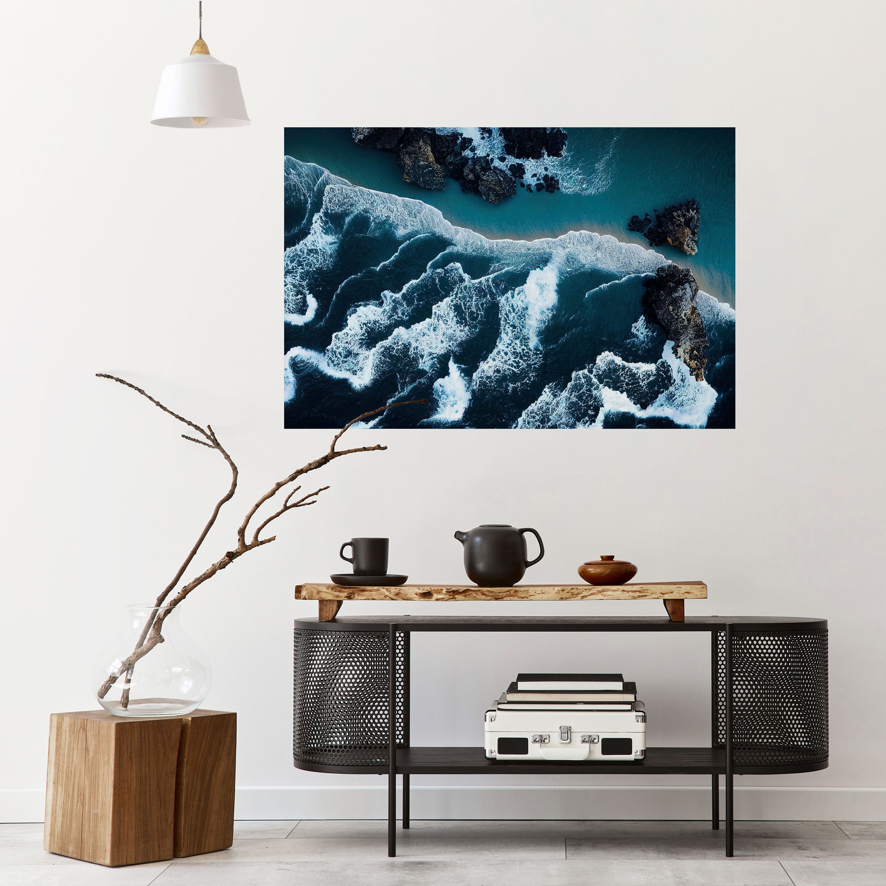 Affiche horizontale autocollante « COSMIC COASTLINE »