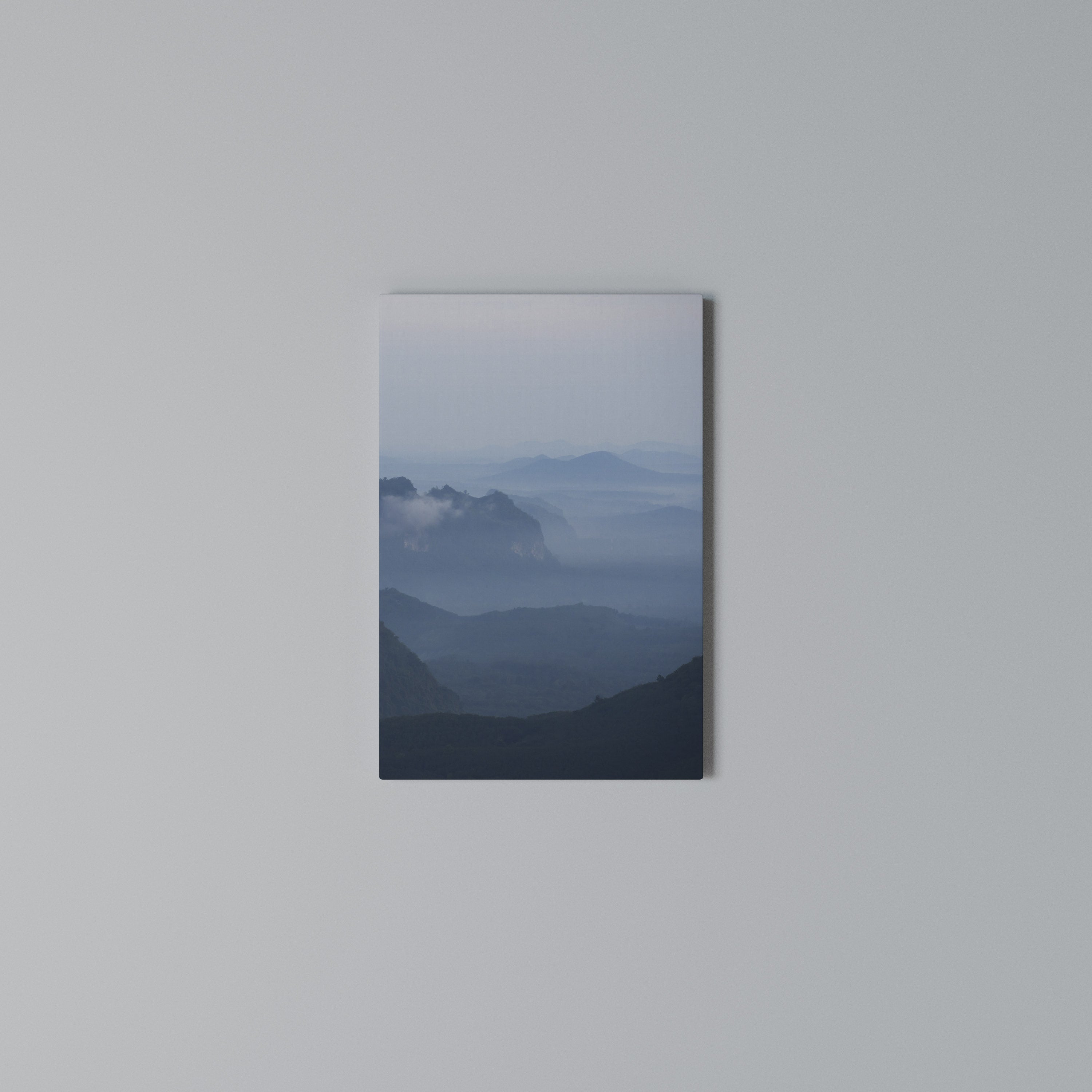 MISTY MOUNTAIN WHISPER Vertical Canvas Print