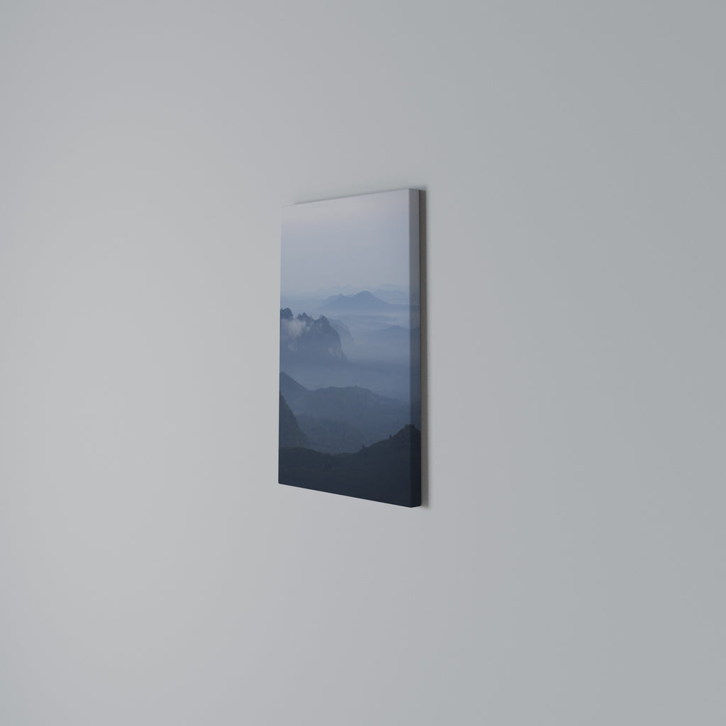 MISTY MOUNTAIN WHISPER Vertical Canvas Print