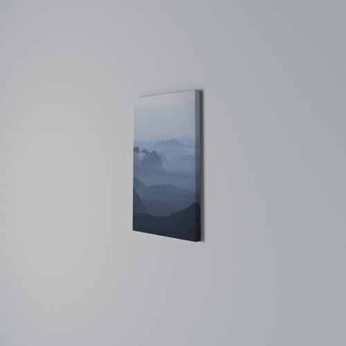 MISTY MOUNTAIN WHISPER Vertical Canvas Print