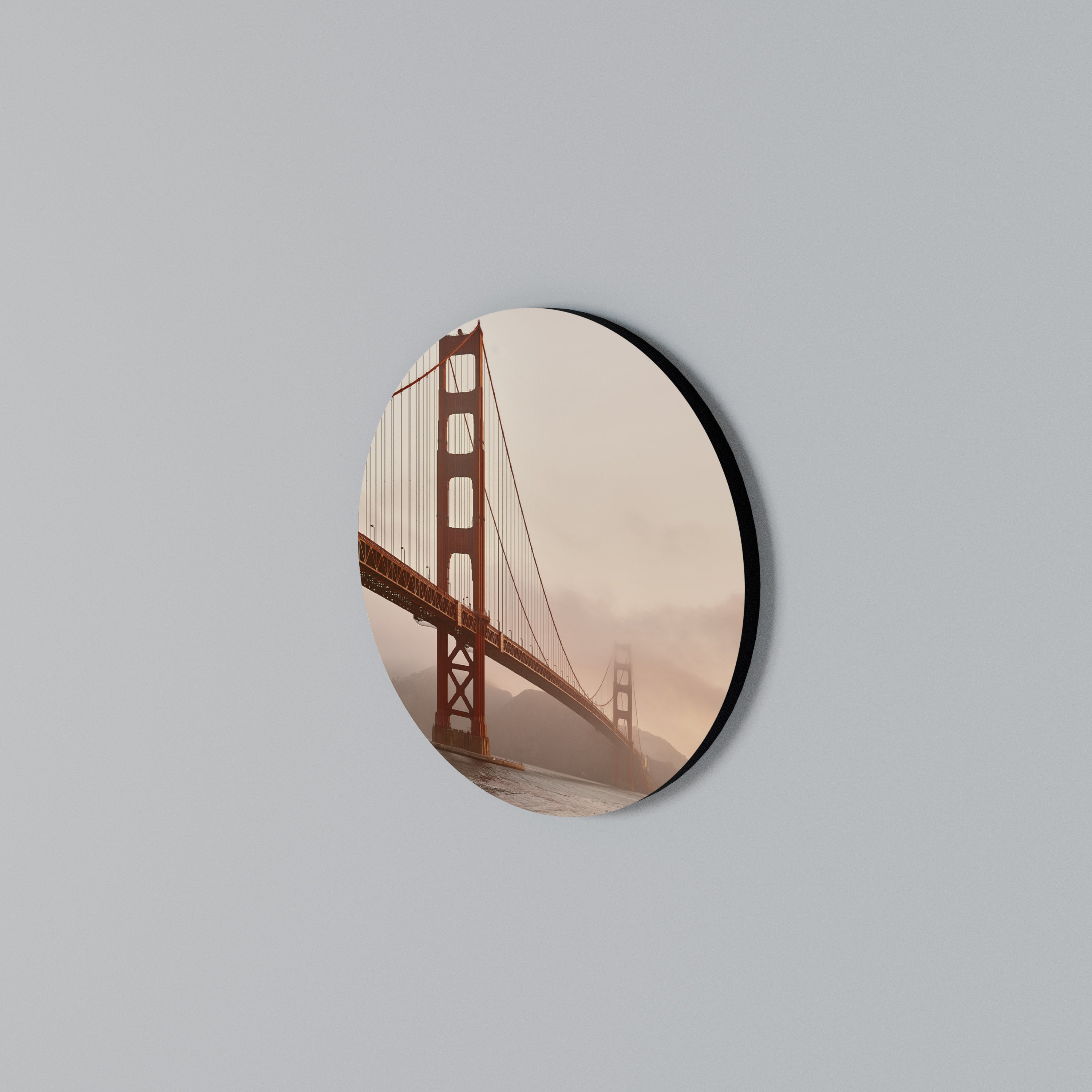 BRIDGE OF DREAMS Round Wall Art