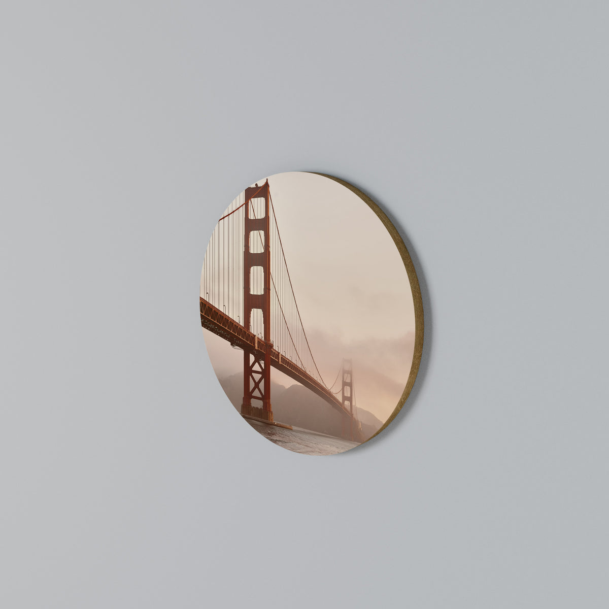 BRIDGE OF DREAMS Round Wall Art
