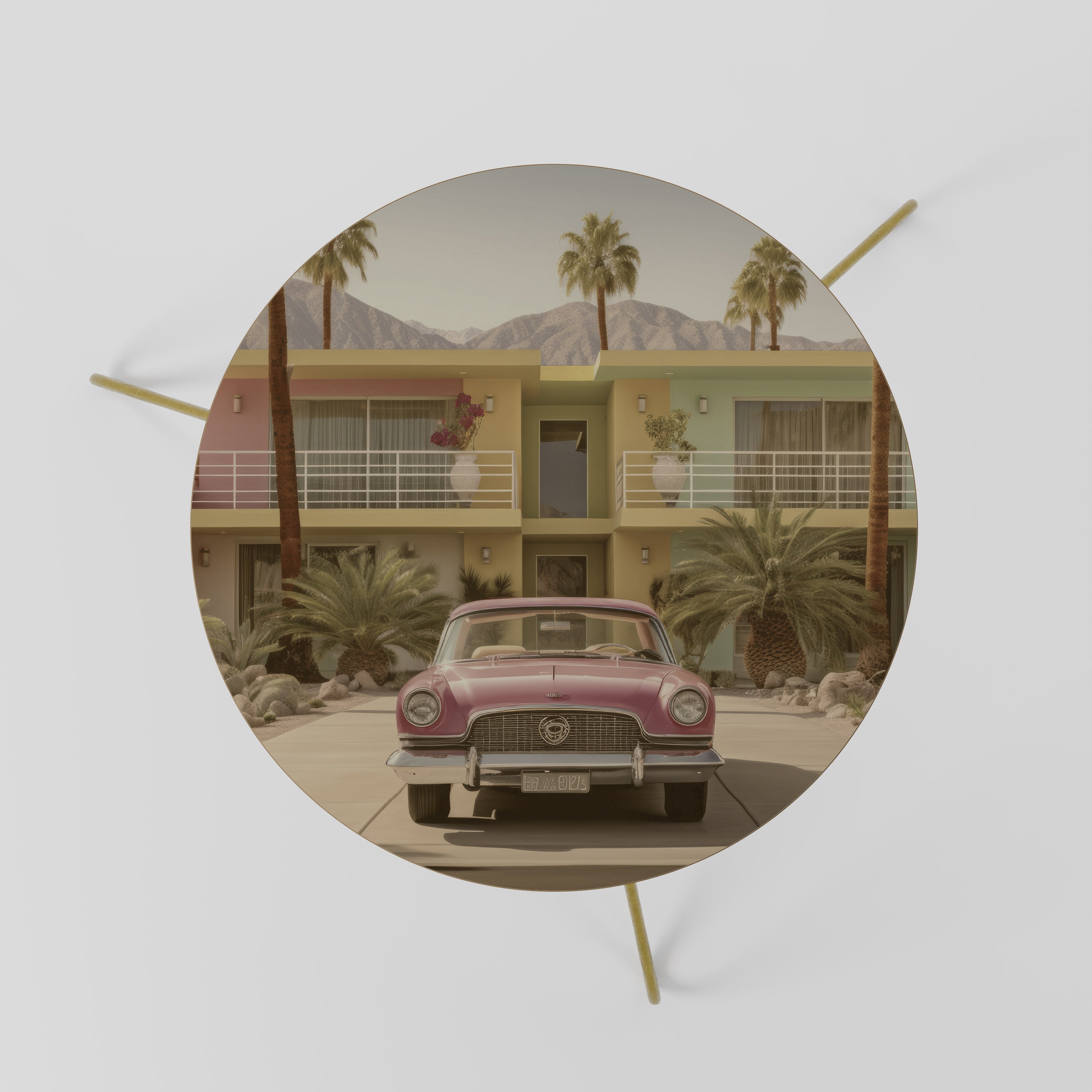 Table basse de style californien 60