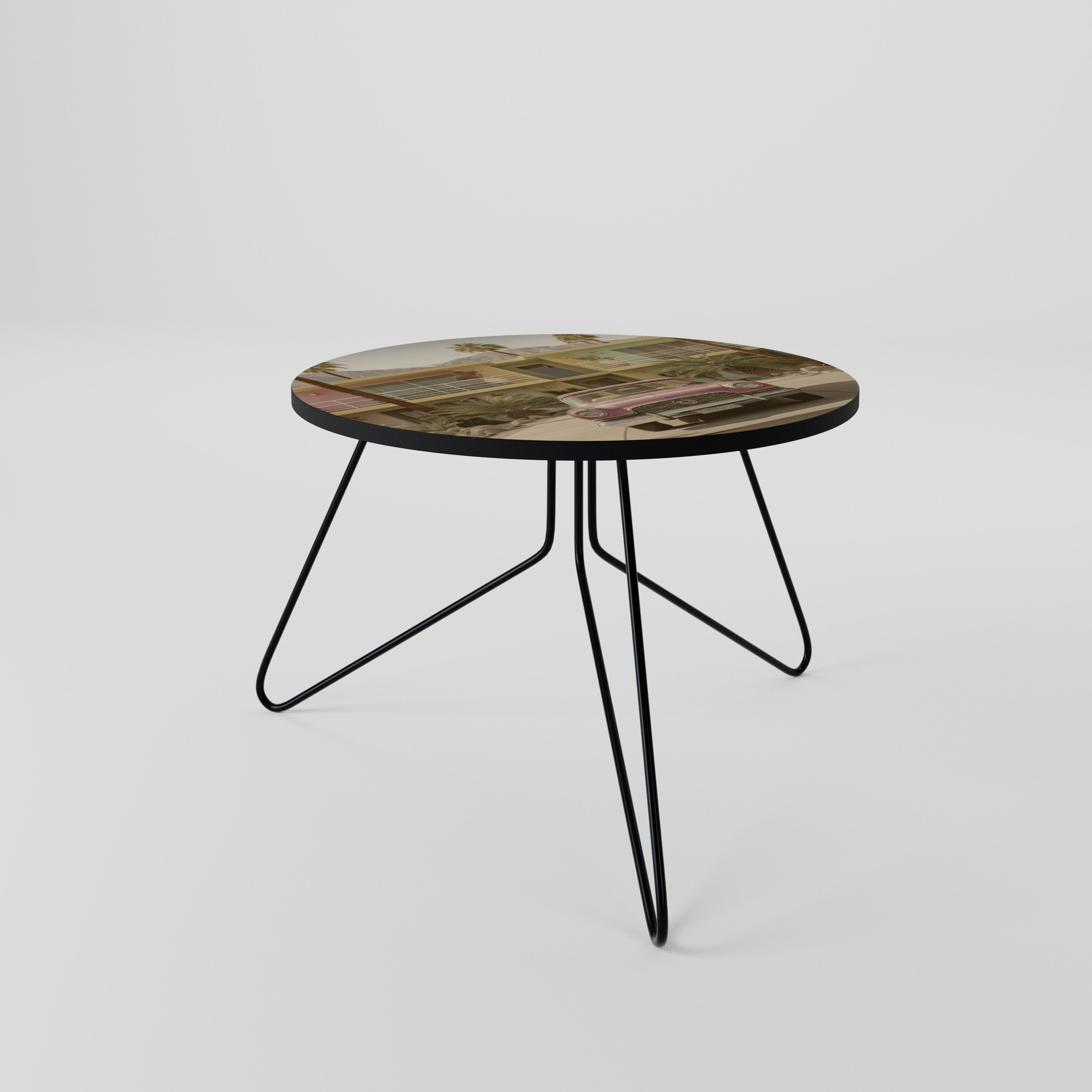 Table basse de style californien 60