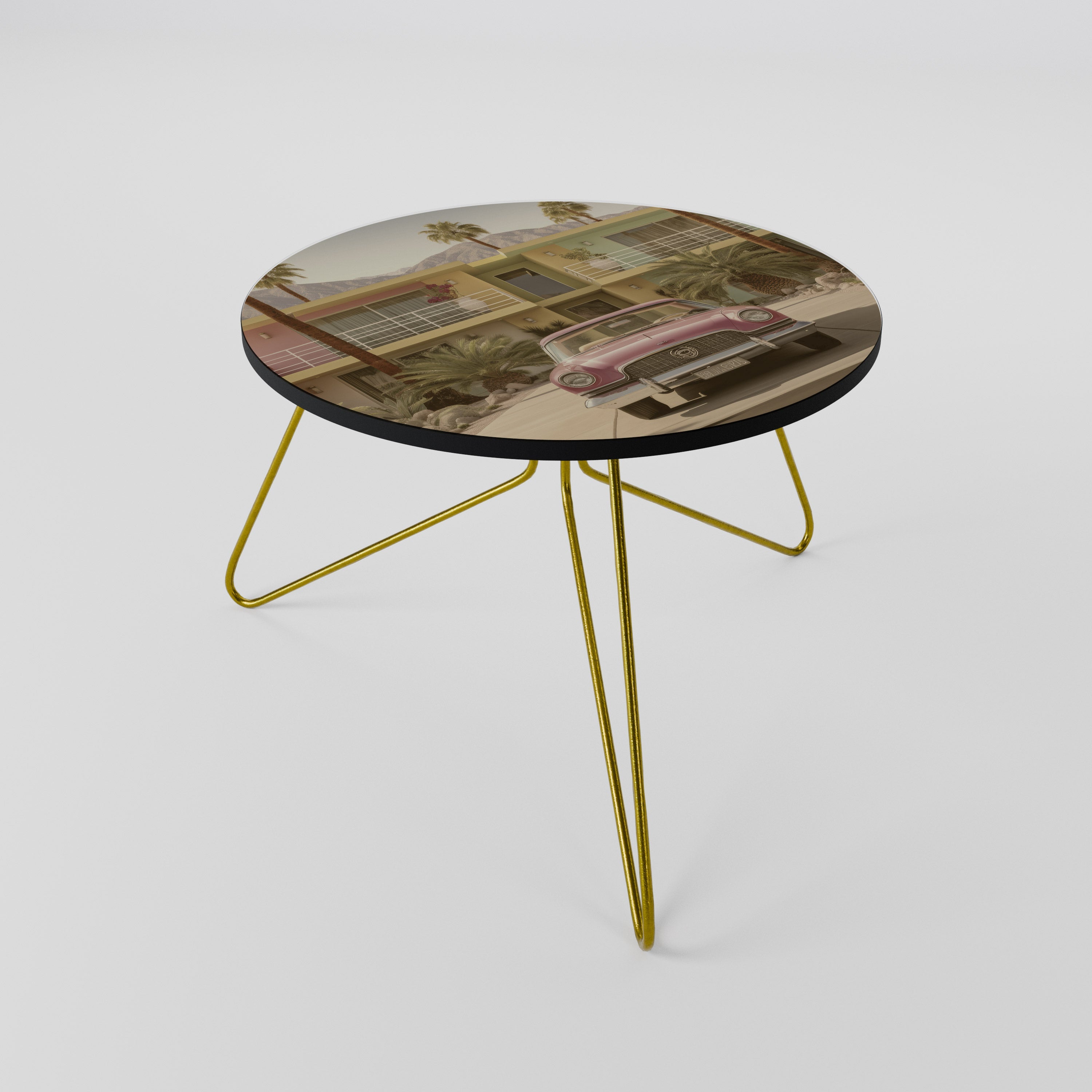 Table basse de style californien 60