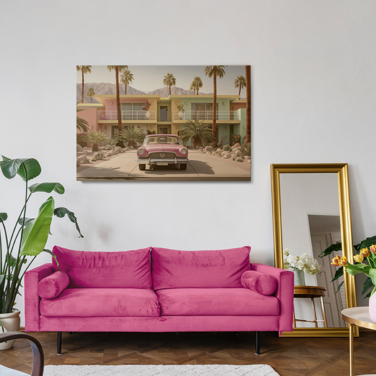 CALIFORNIAN STYLE Horizontal Canvas Print