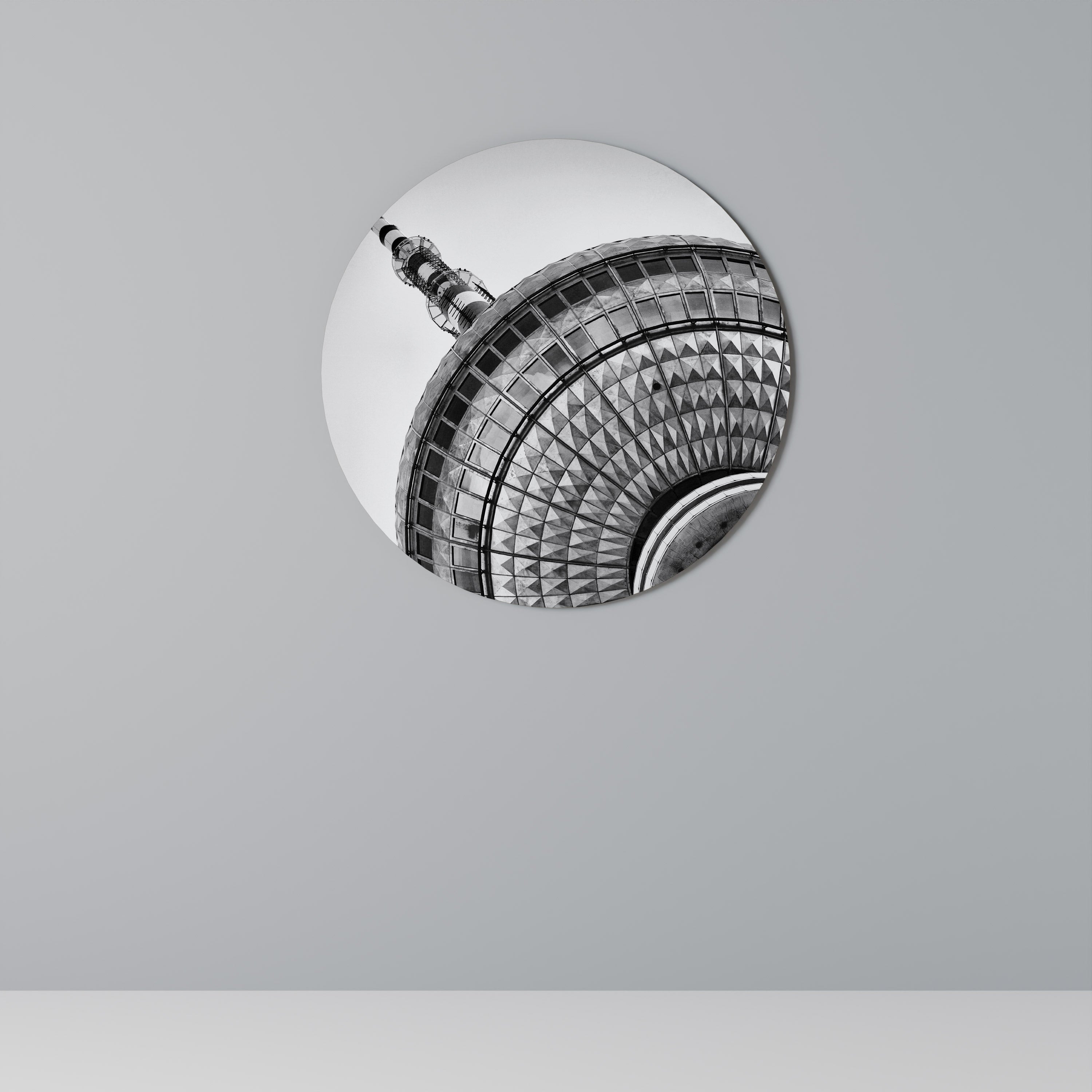 Art mural rond BERLINER FERNSEHTURM