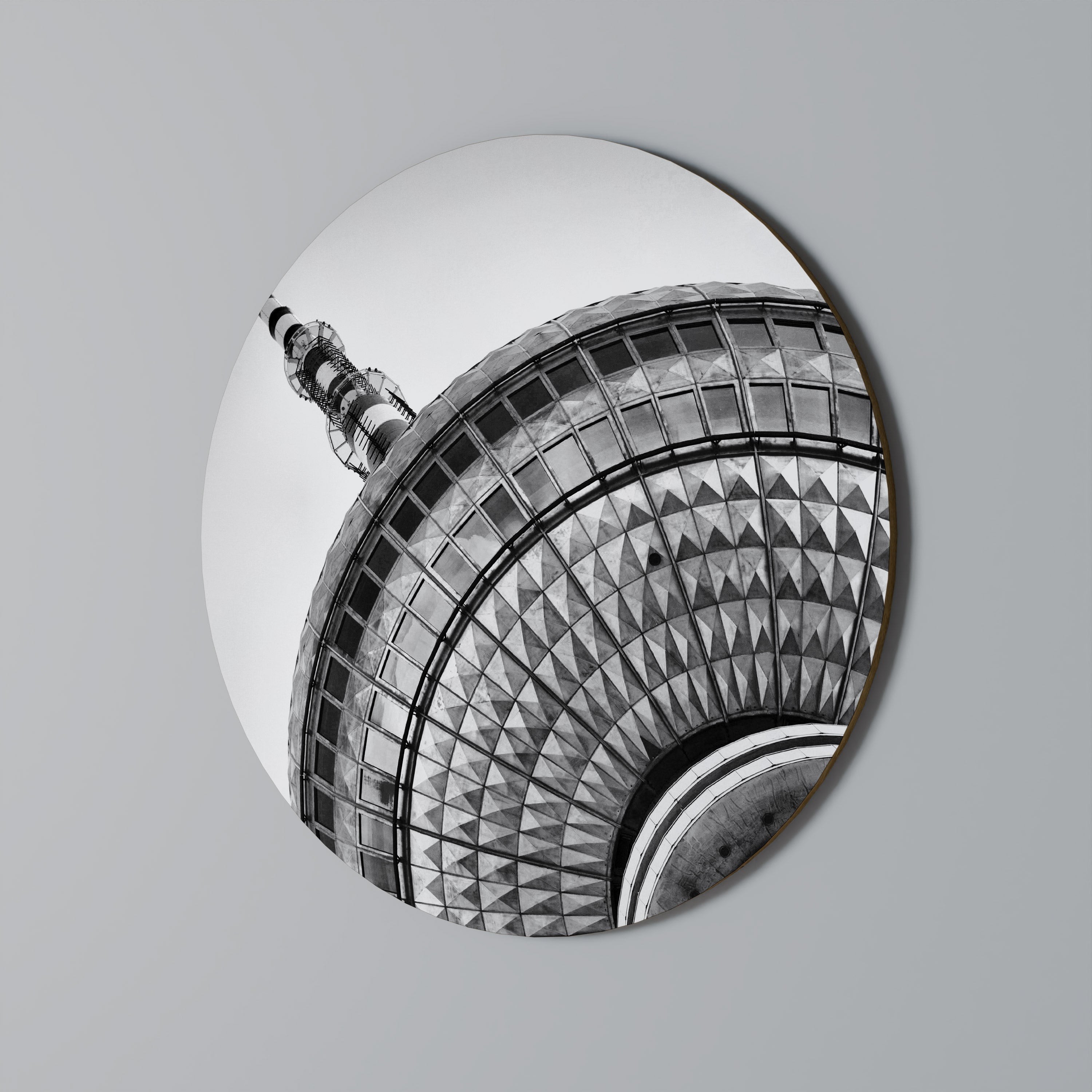 Art mural rond BERLINER FERNSEHTURM