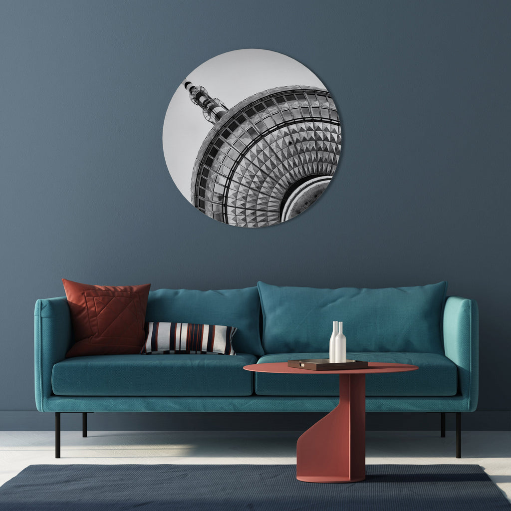 Art mural rond BERLINER FERNSEHTURM