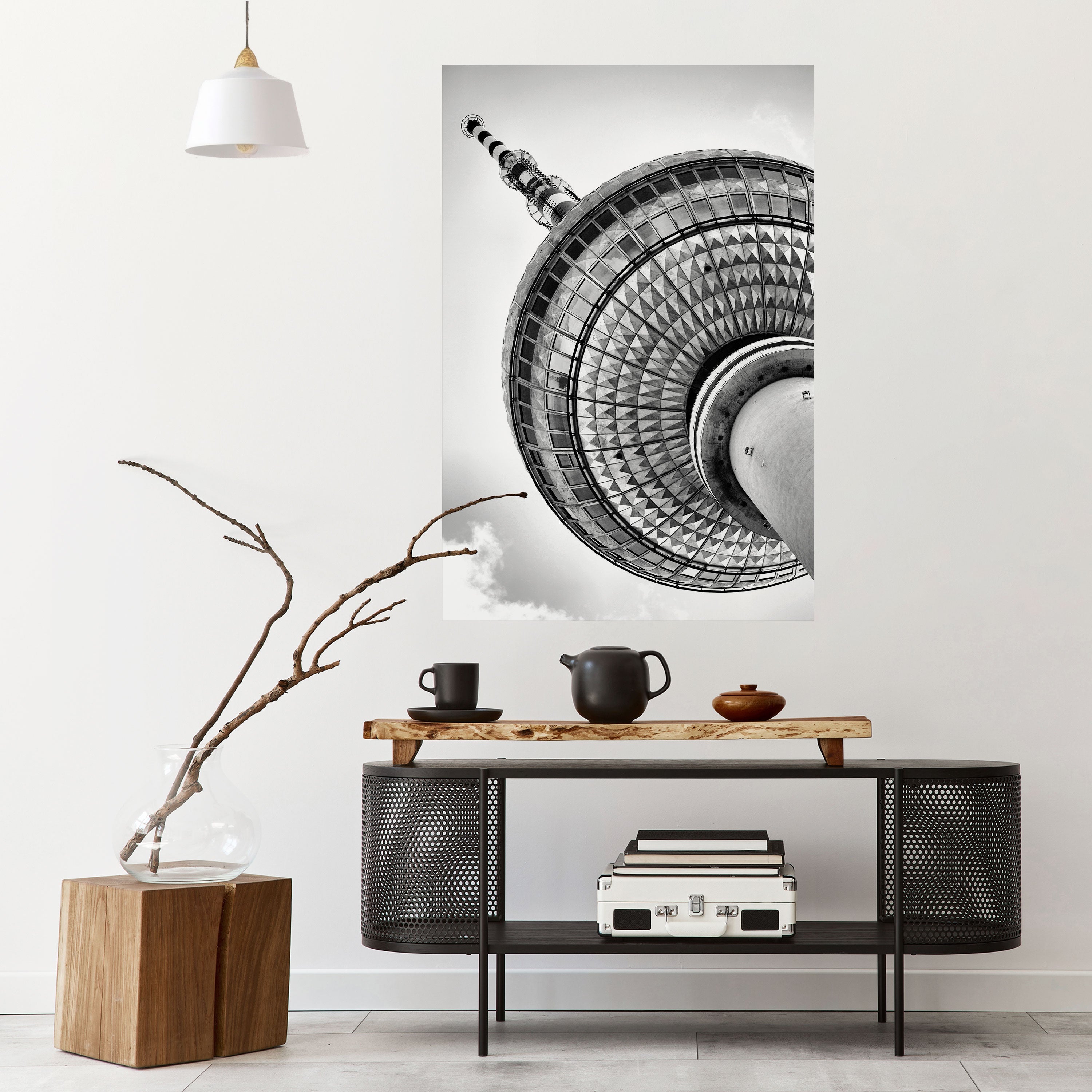 BERLINER FERNSEHTURM Affiche verticale à décoller et à coller