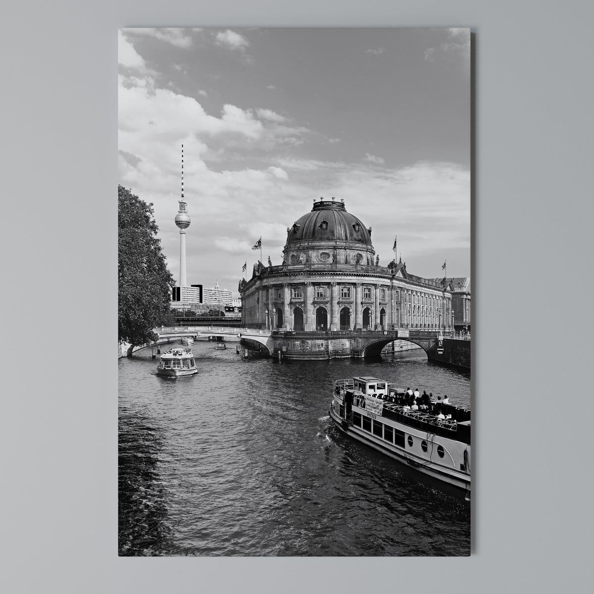 GHOSTS OF HISTORY Vertical Canvas Print