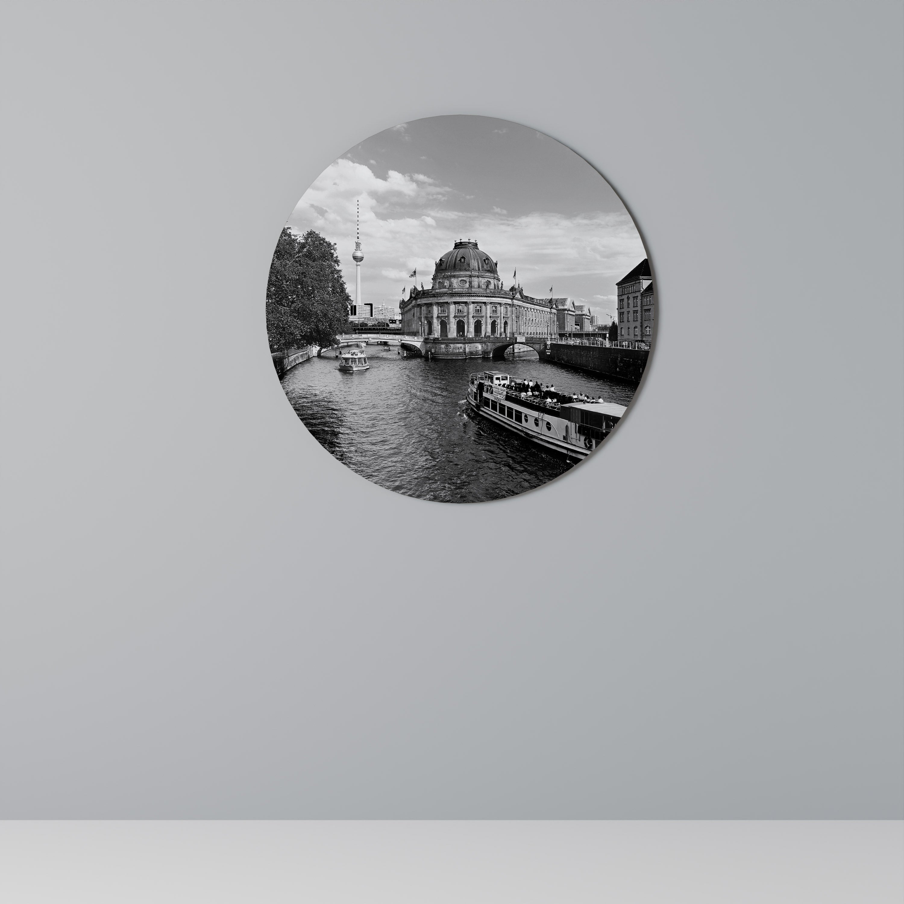 FANTÔMES DE L'HISTOIRE Art mural rond