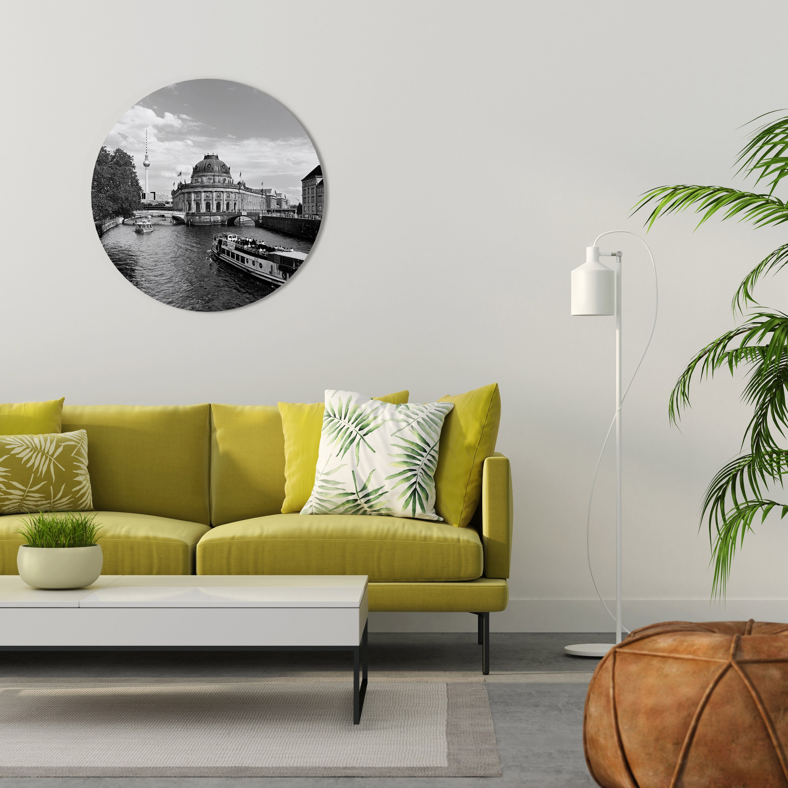 FANTÔMES DE L'HISTOIRE Art mural rond