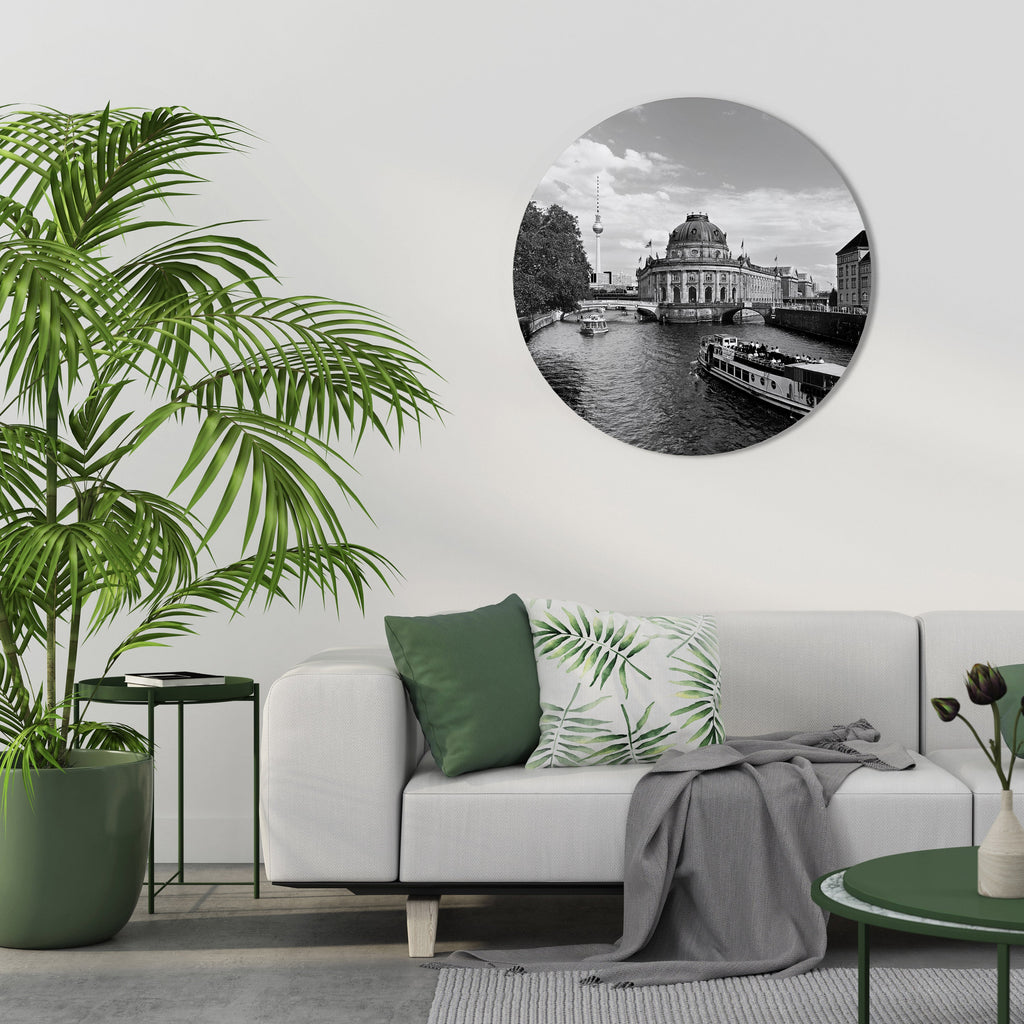 FANTÔMES DE L'HISTOIRE Art mural rond