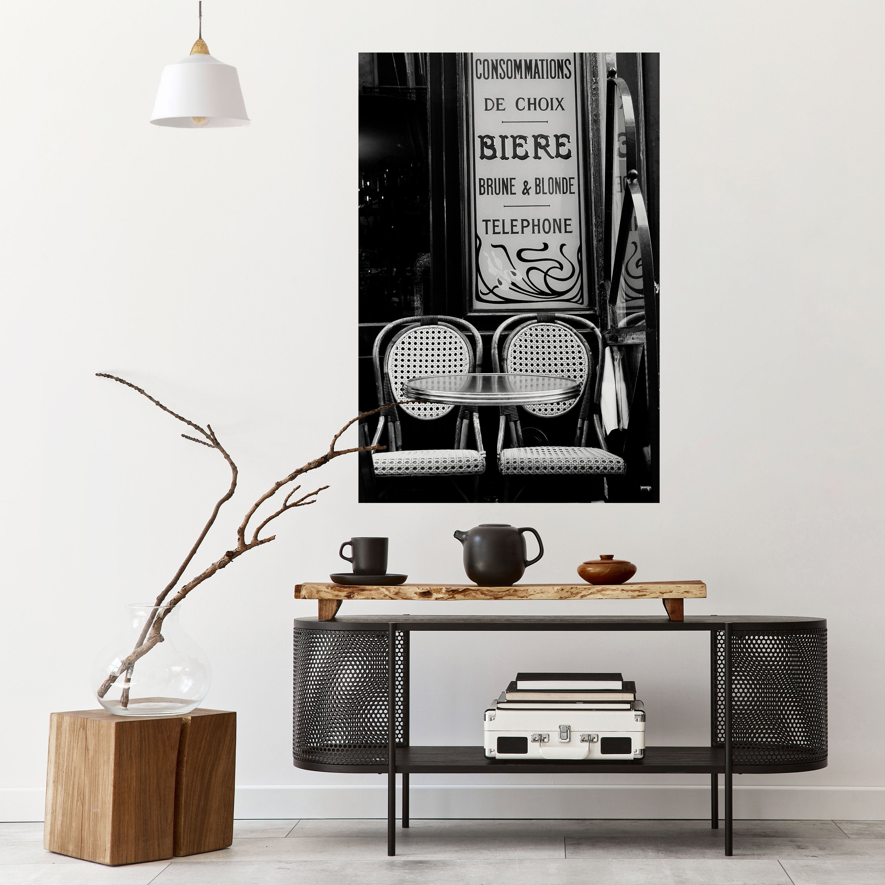 Affiche verticale autocollante BISTRO VIBRATIONS