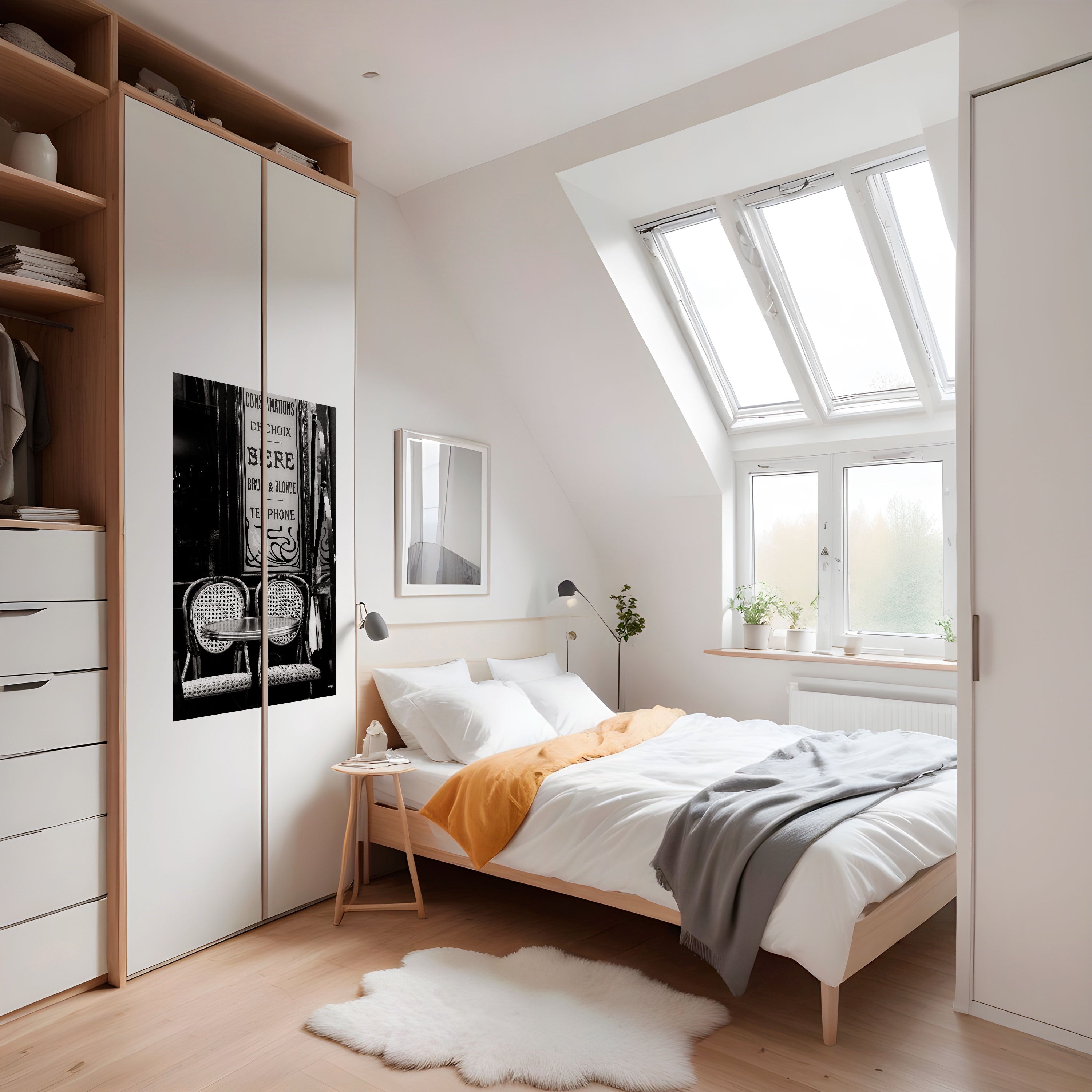 Affiche verticale autocollante BISTRO VIBRATIONS