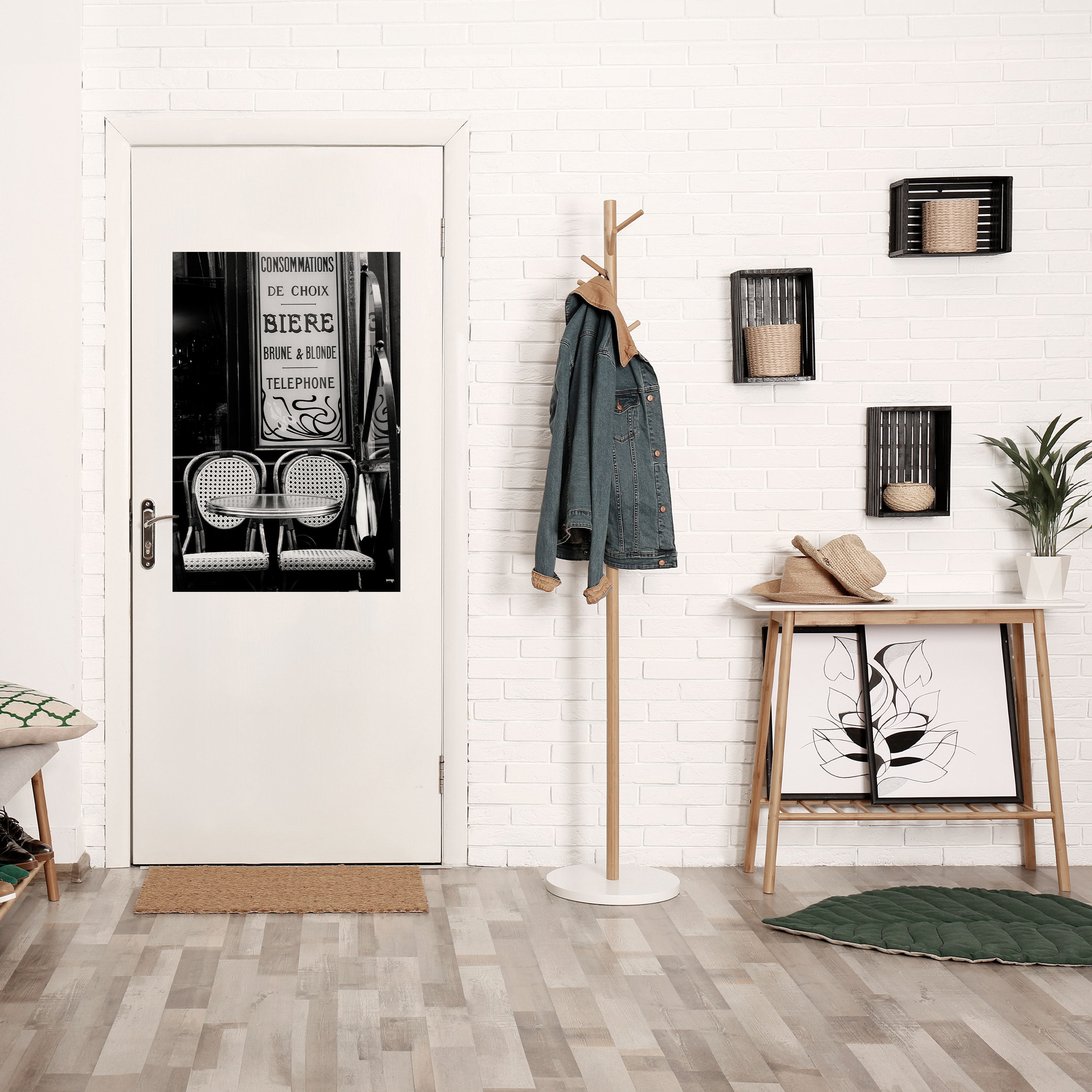 Affiche verticale autocollante BISTRO VIBRATIONS