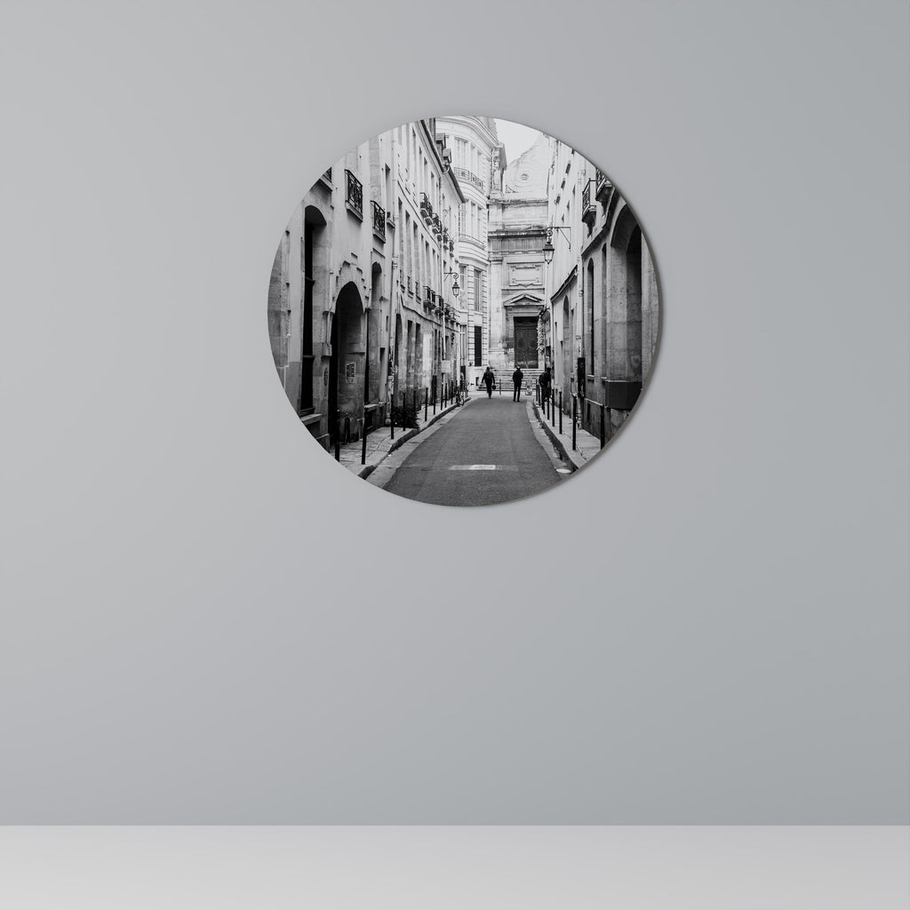 LES CHEMINS SECRETS DÉVOILÉS Art mural rond