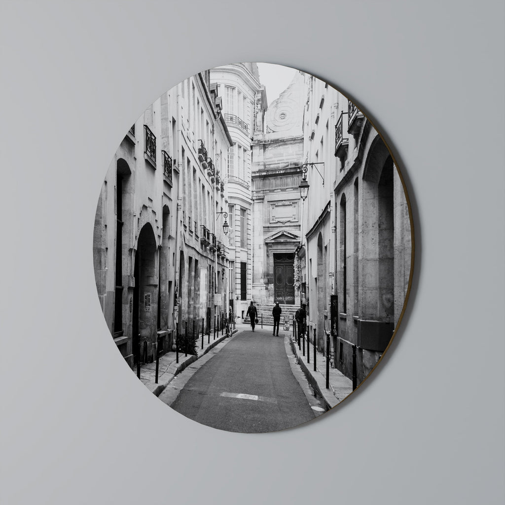 LES CHEMINS SECRETS DÉVOILÉS Art mural rond