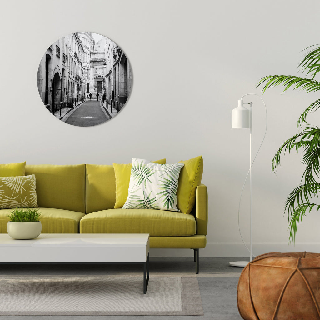 LES CHEMINS SECRETS DÉVOILÉS Art mural rond