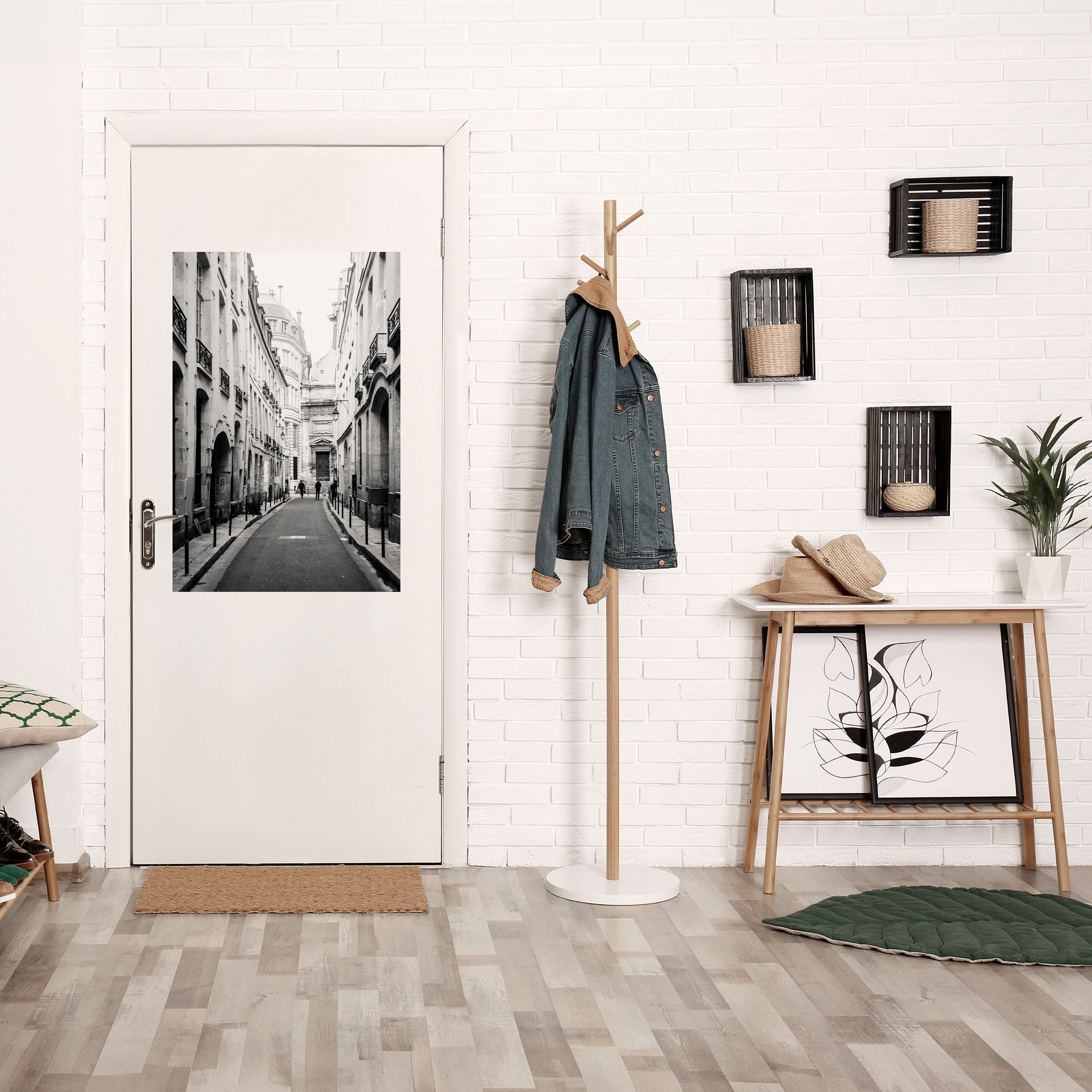 Affiche verticale autocollante « LES CHEMINS SECRETS DÉVOILÉS »