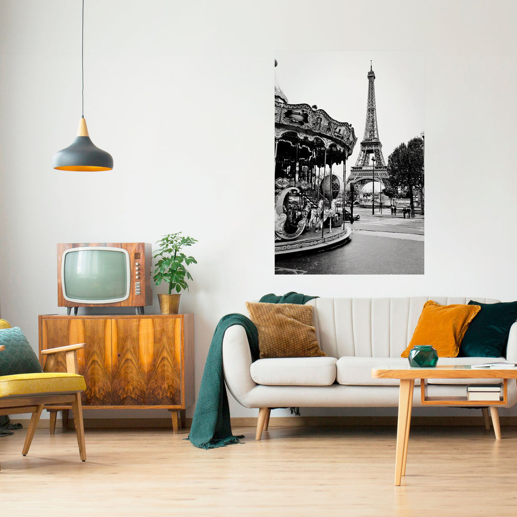 Affiche verticale autocollante « Charmes de la ville »