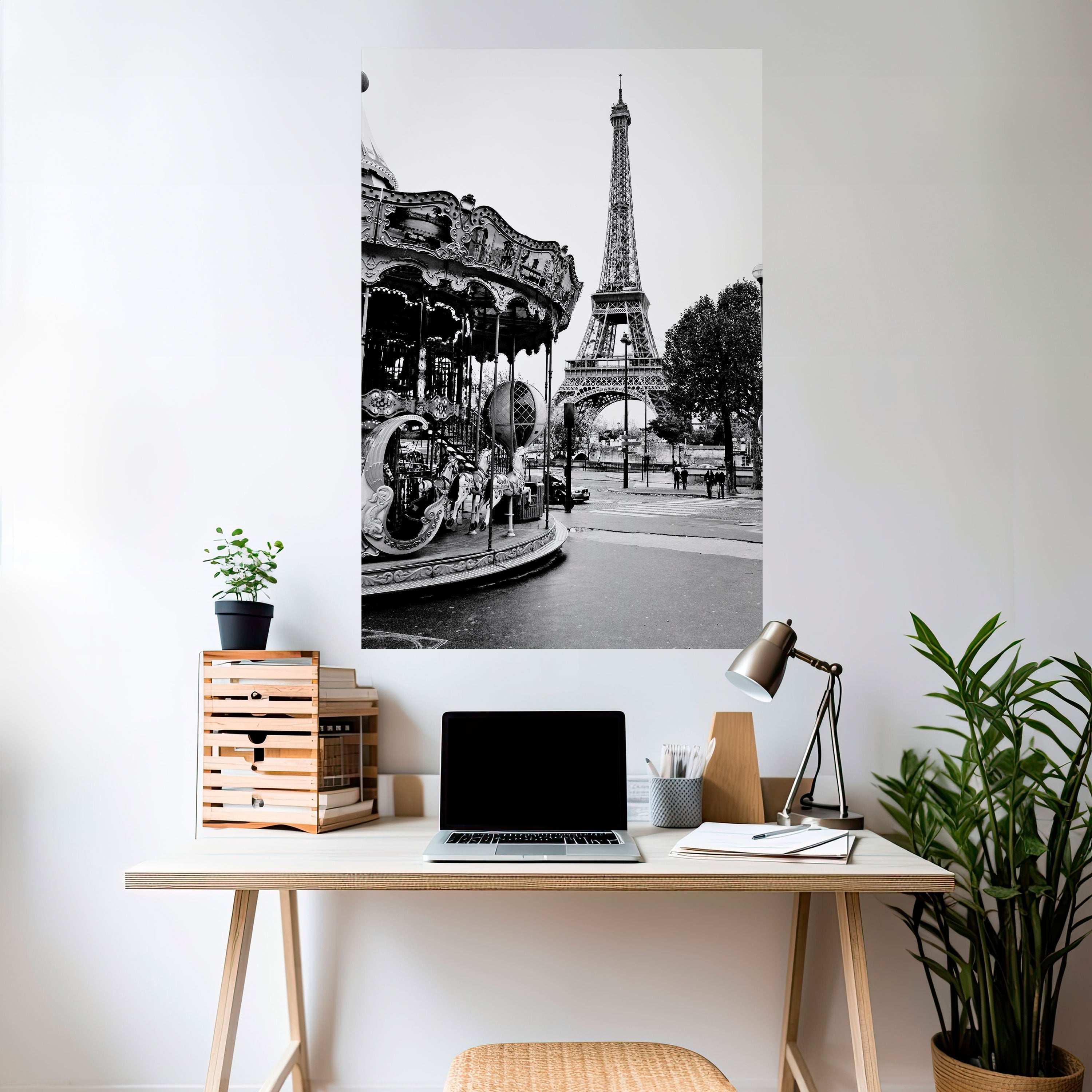 Affiche verticale autocollante « Charmes de la ville »