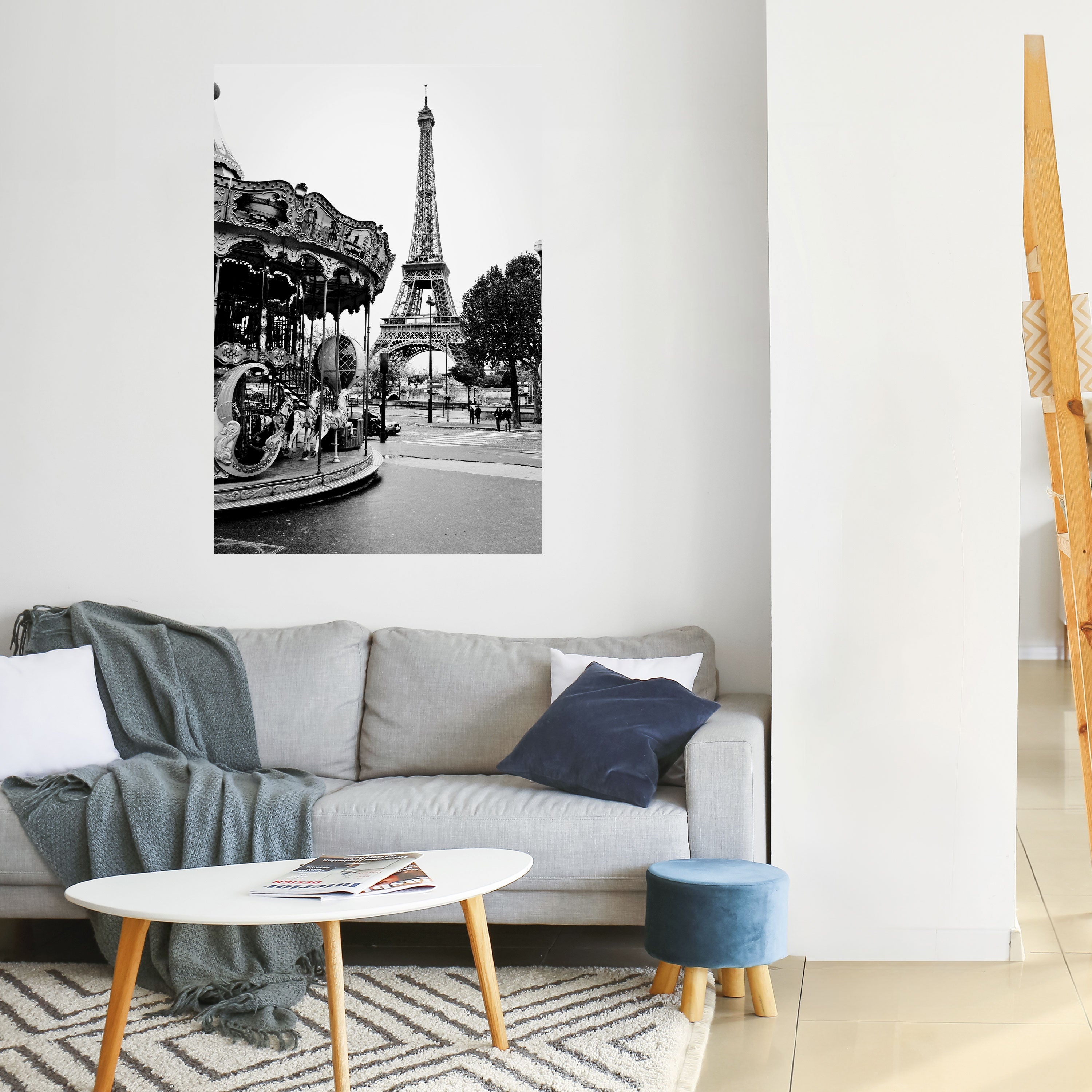 Affiche verticale autocollante « Charmes de la ville »