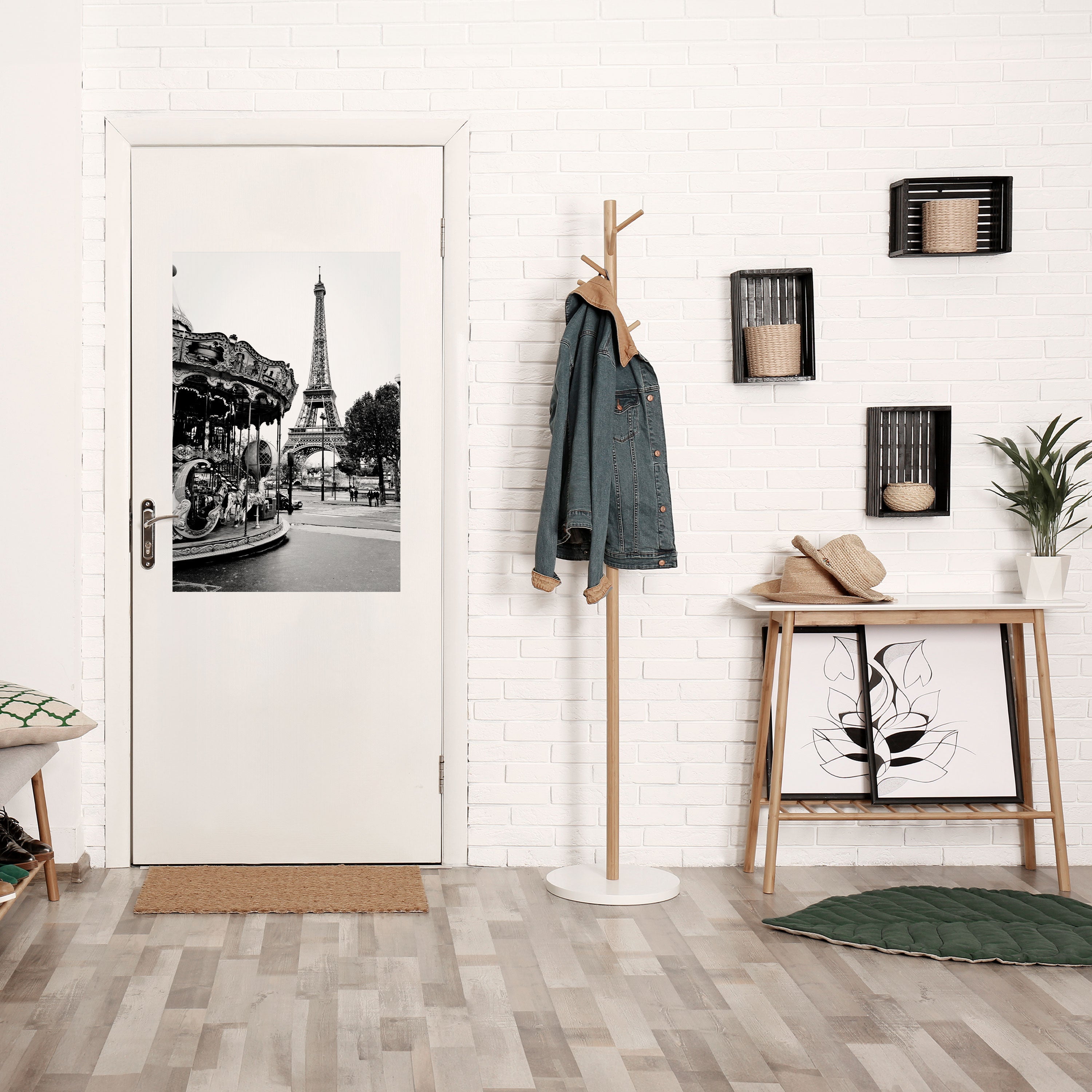 Affiche verticale autocollante « Charmes de la ville »