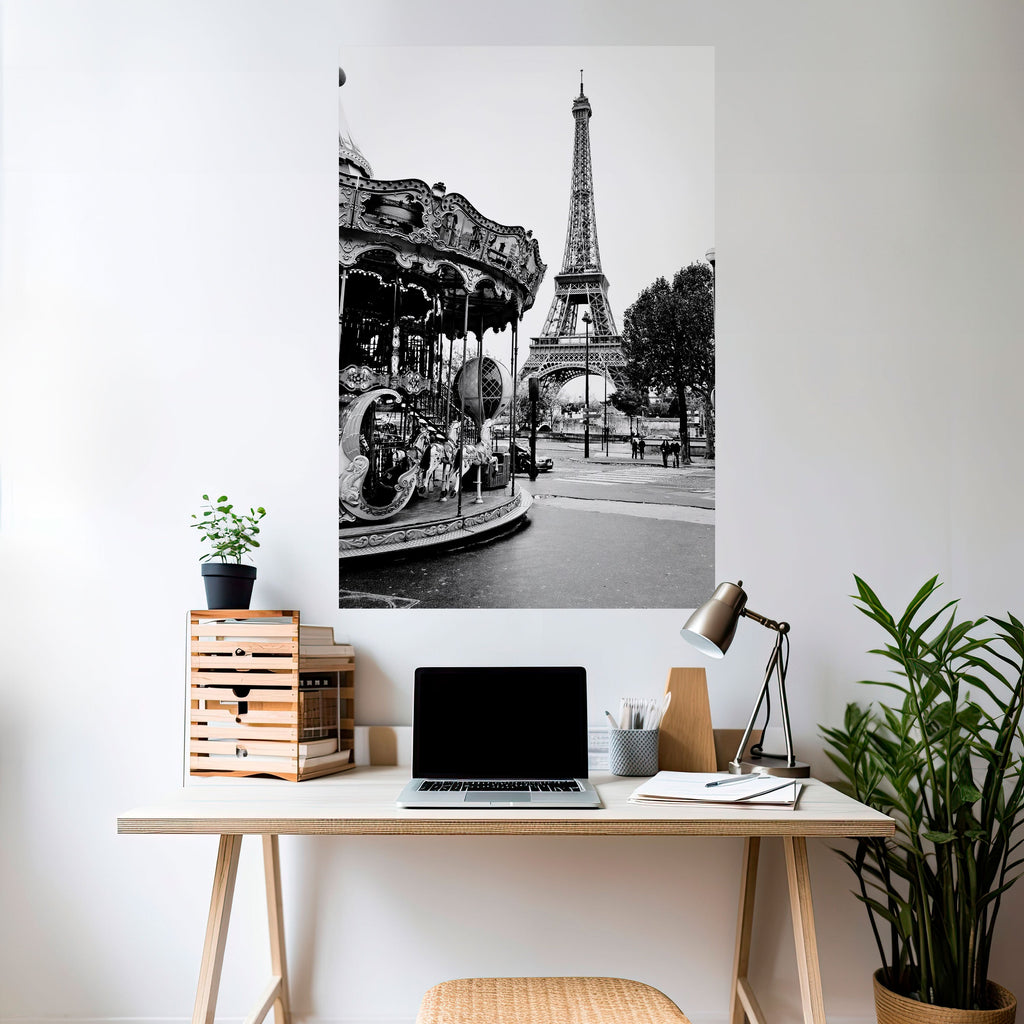 Affiche verticale autocollante « Charmes de la ville »