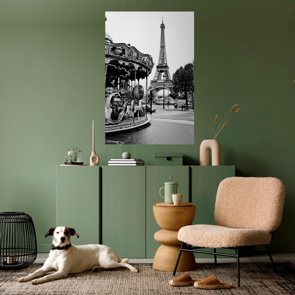 Affiche verticale autocollante « Charmes de la ville »