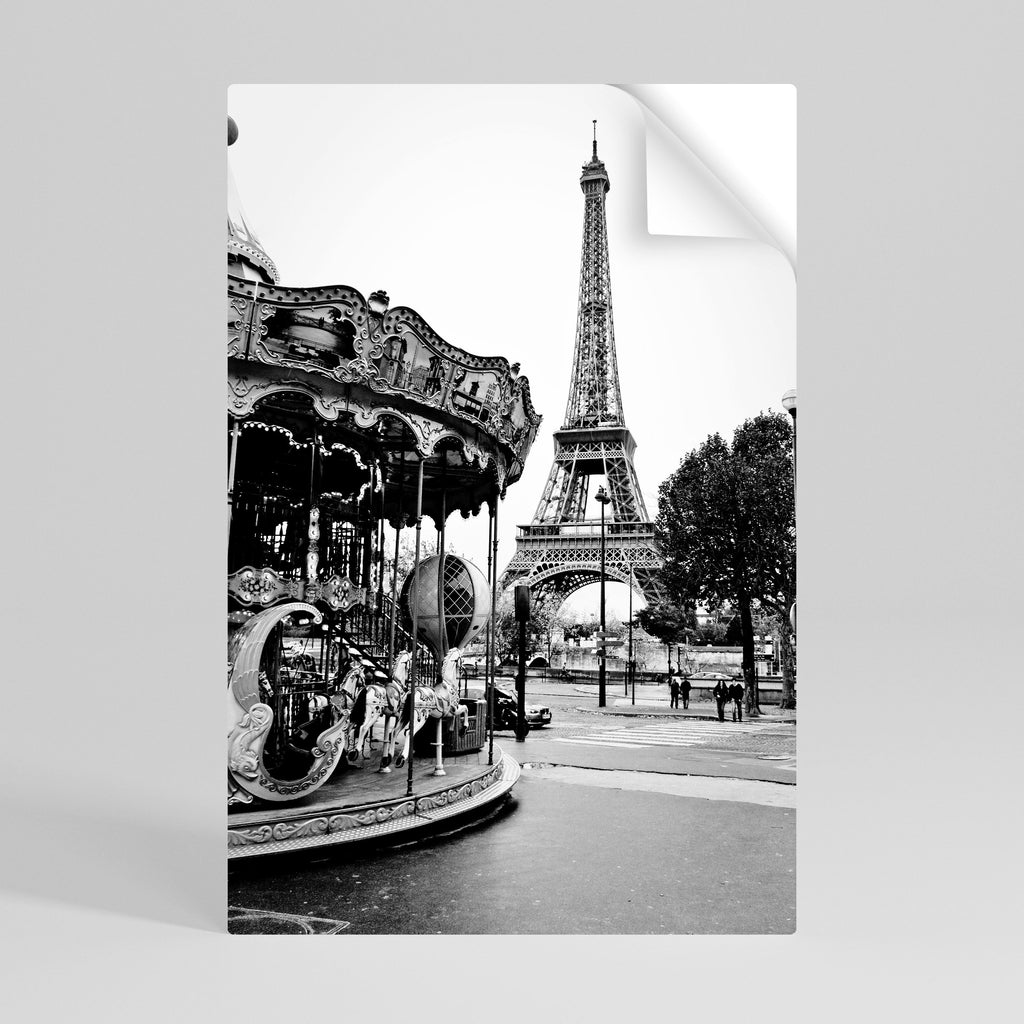 Affiche verticale autocollante « Charmes de la ville »