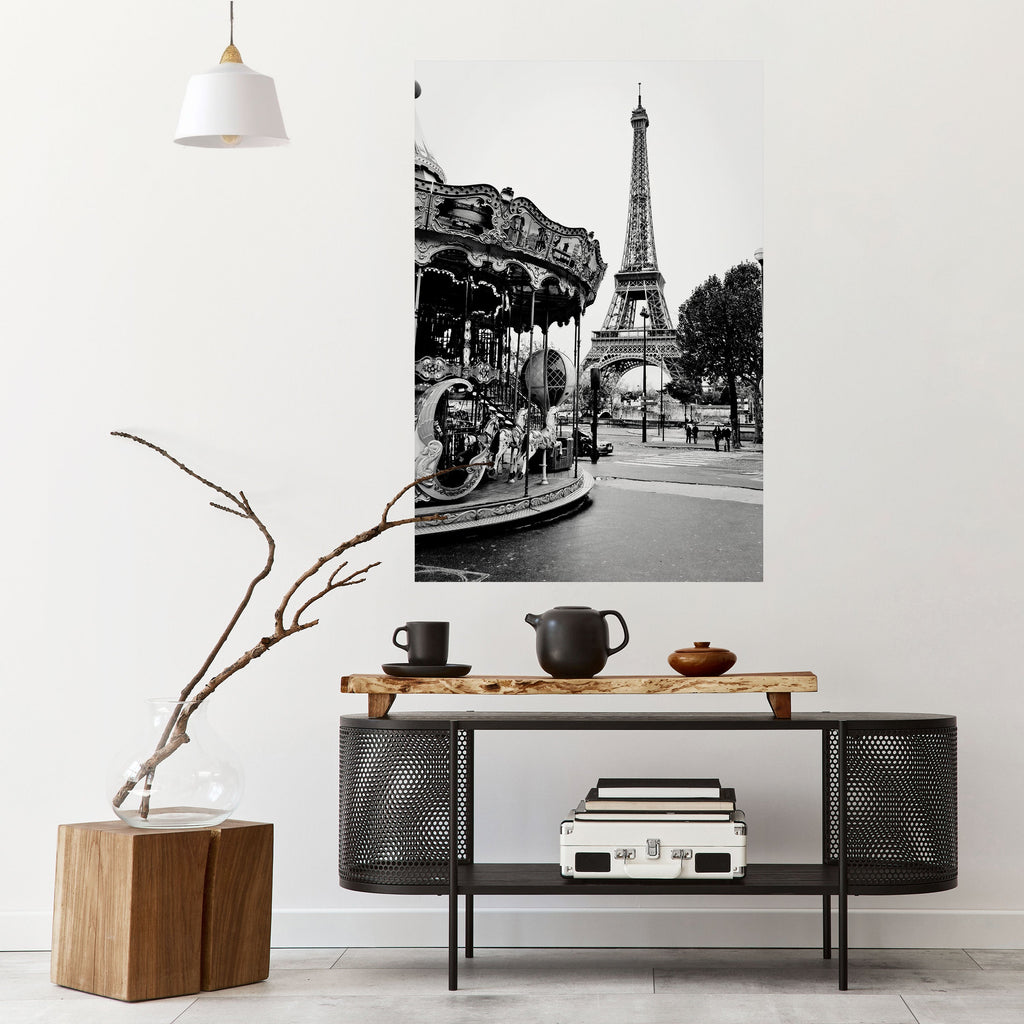 Affiche verticale autocollante « Charmes de la ville »