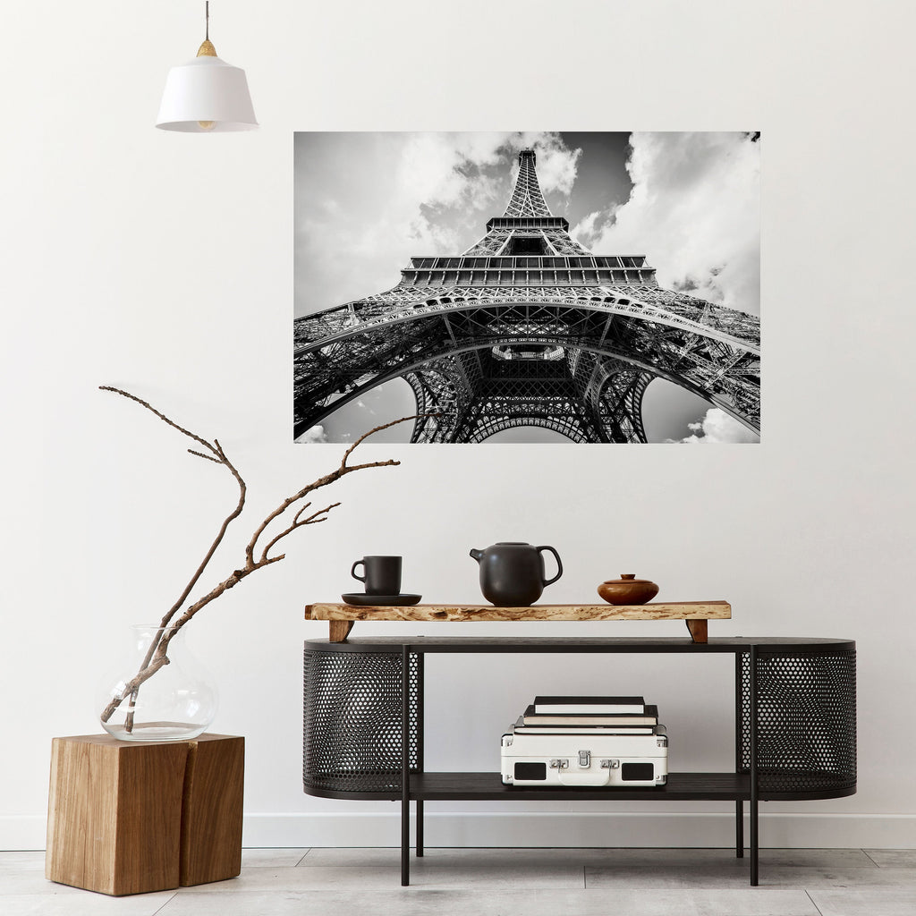 Affiche horizontale autocollante PERSPECTIVE EIFFEL INTEMPORELLE
