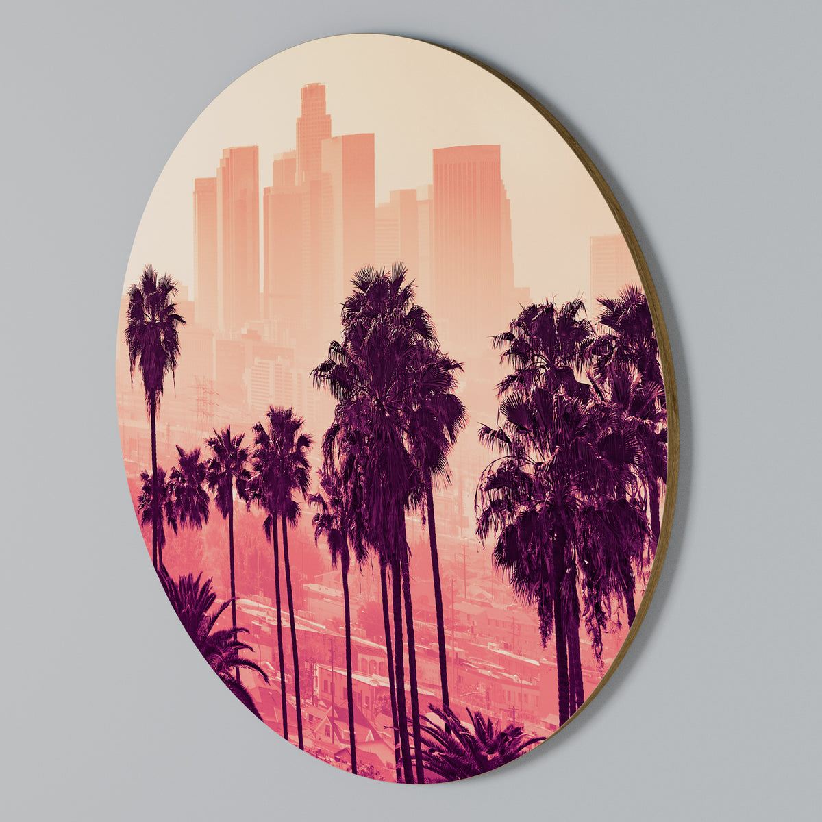 PALM SHADE DREAMSCAPE Round Wall Art