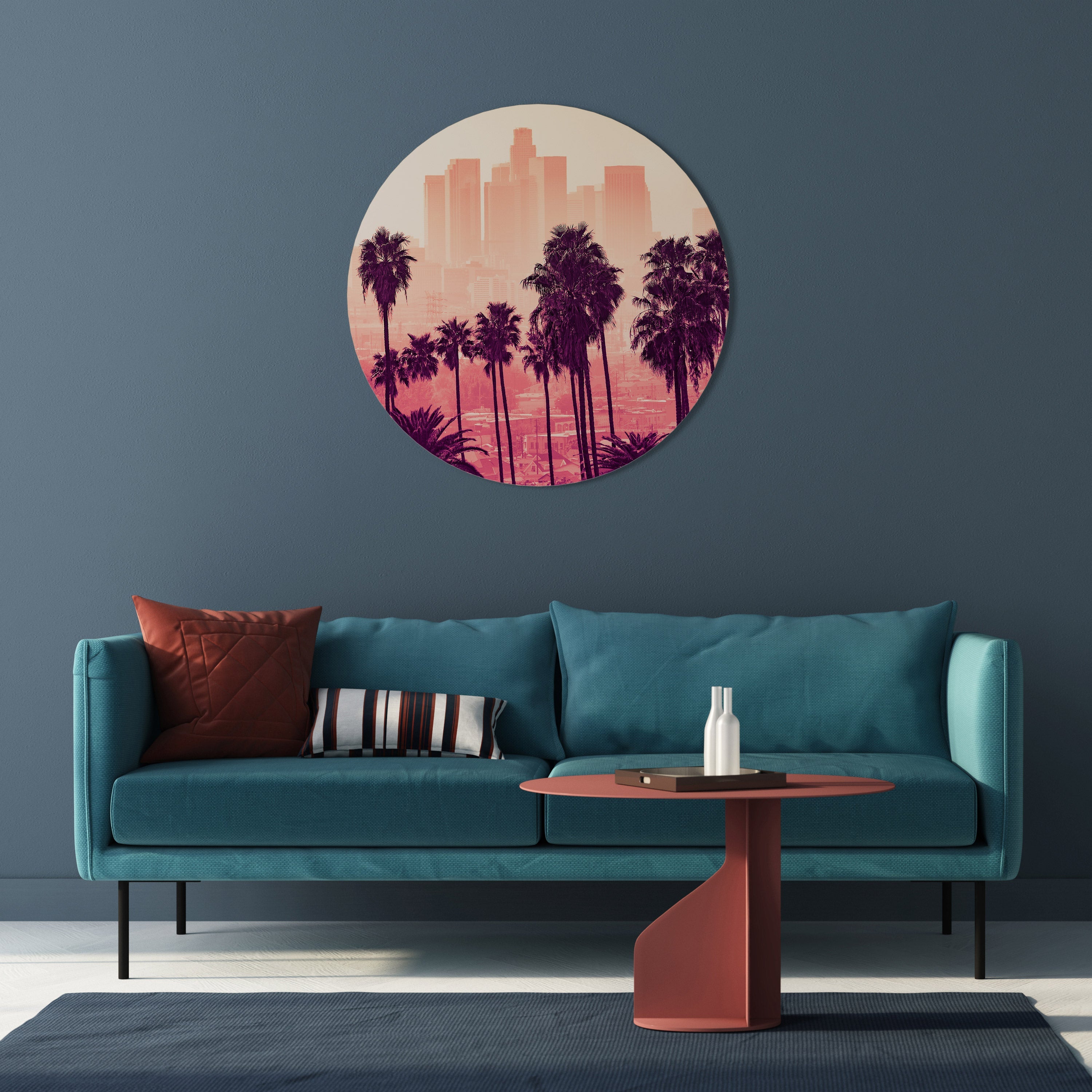 Décoration murale ronde PALM SHADE DREAMSCAPE