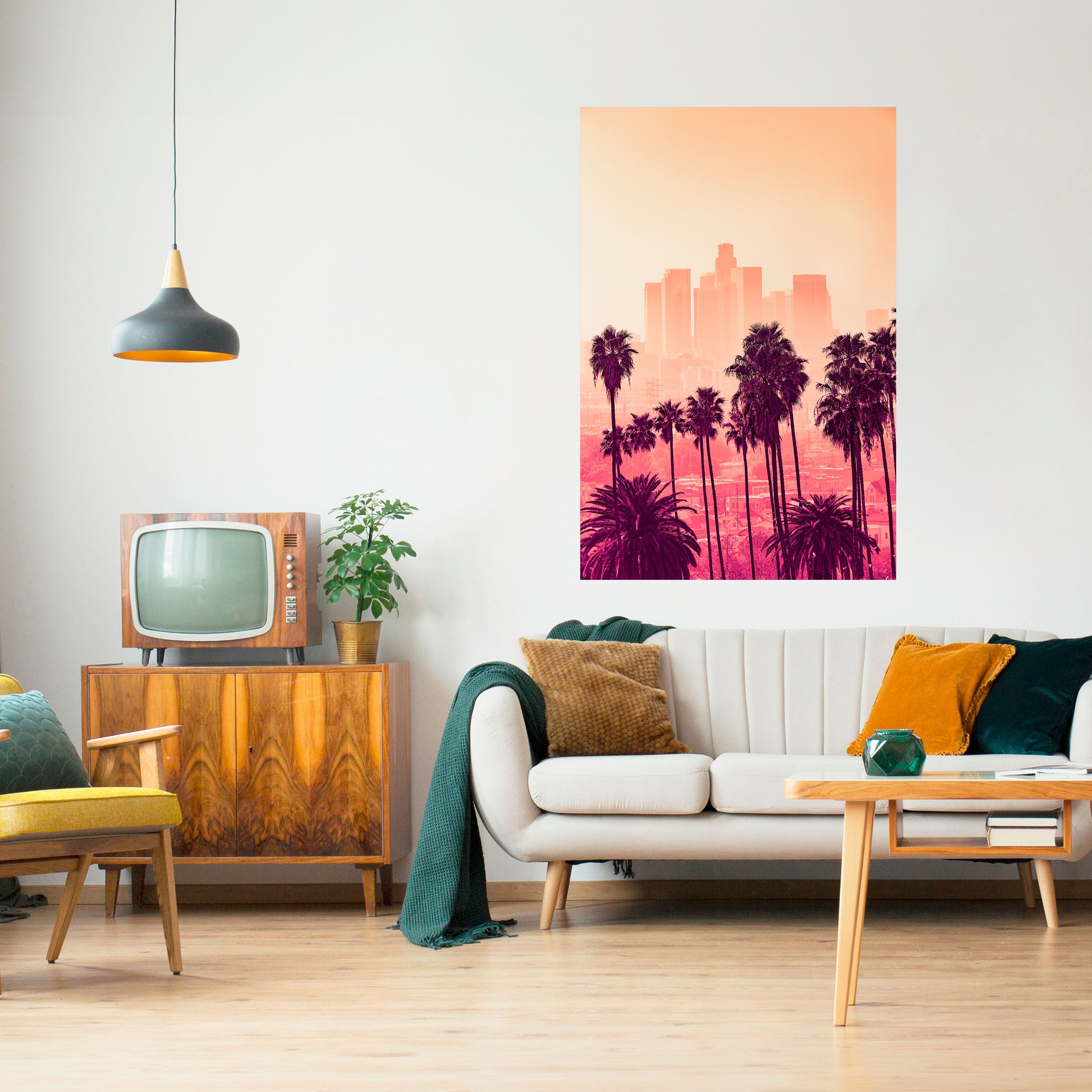 Affiche verticale autocollante « PALM SHADE DREAMSCAPE »
