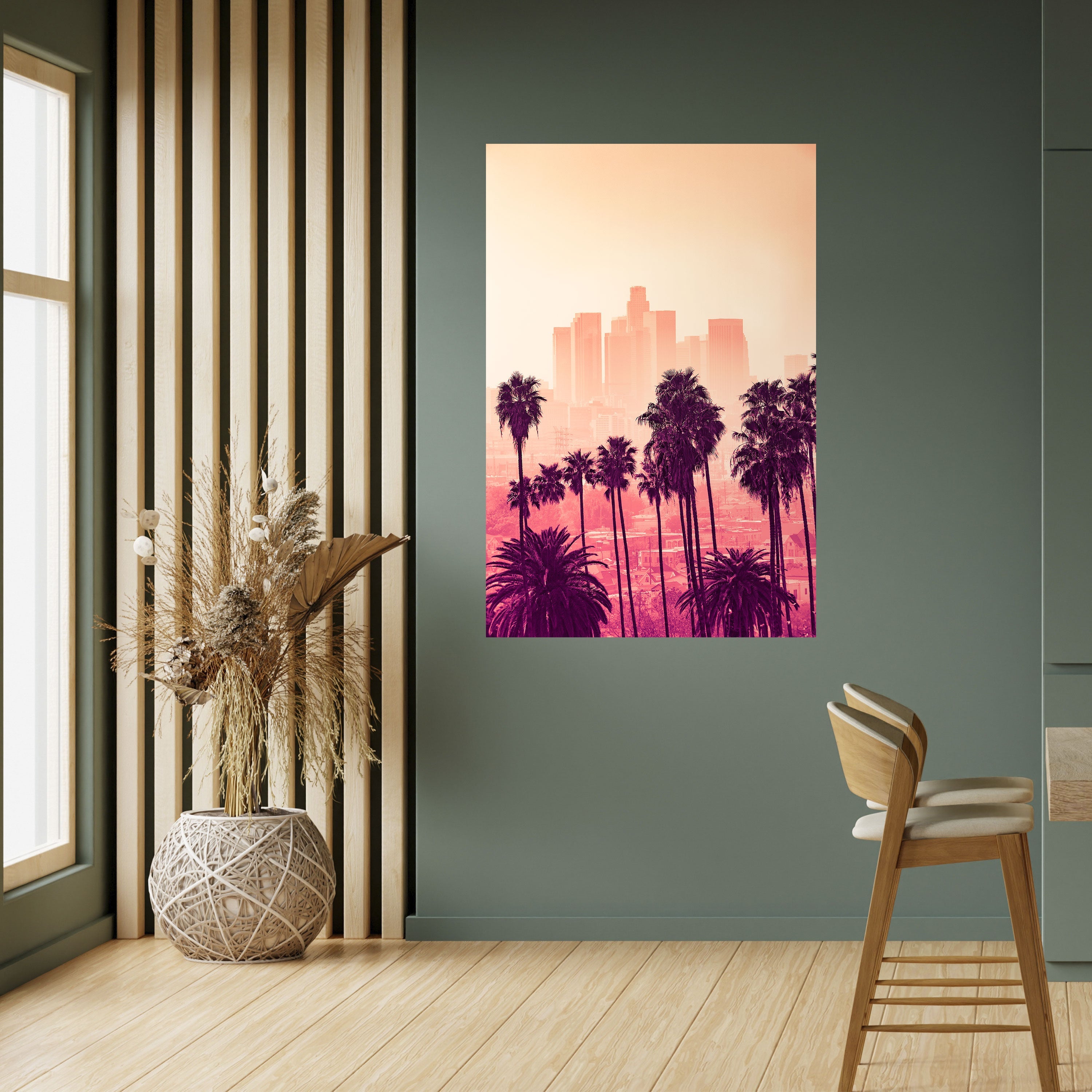 Affiche verticale autocollante « PALM SHADE DREAMSCAPE »