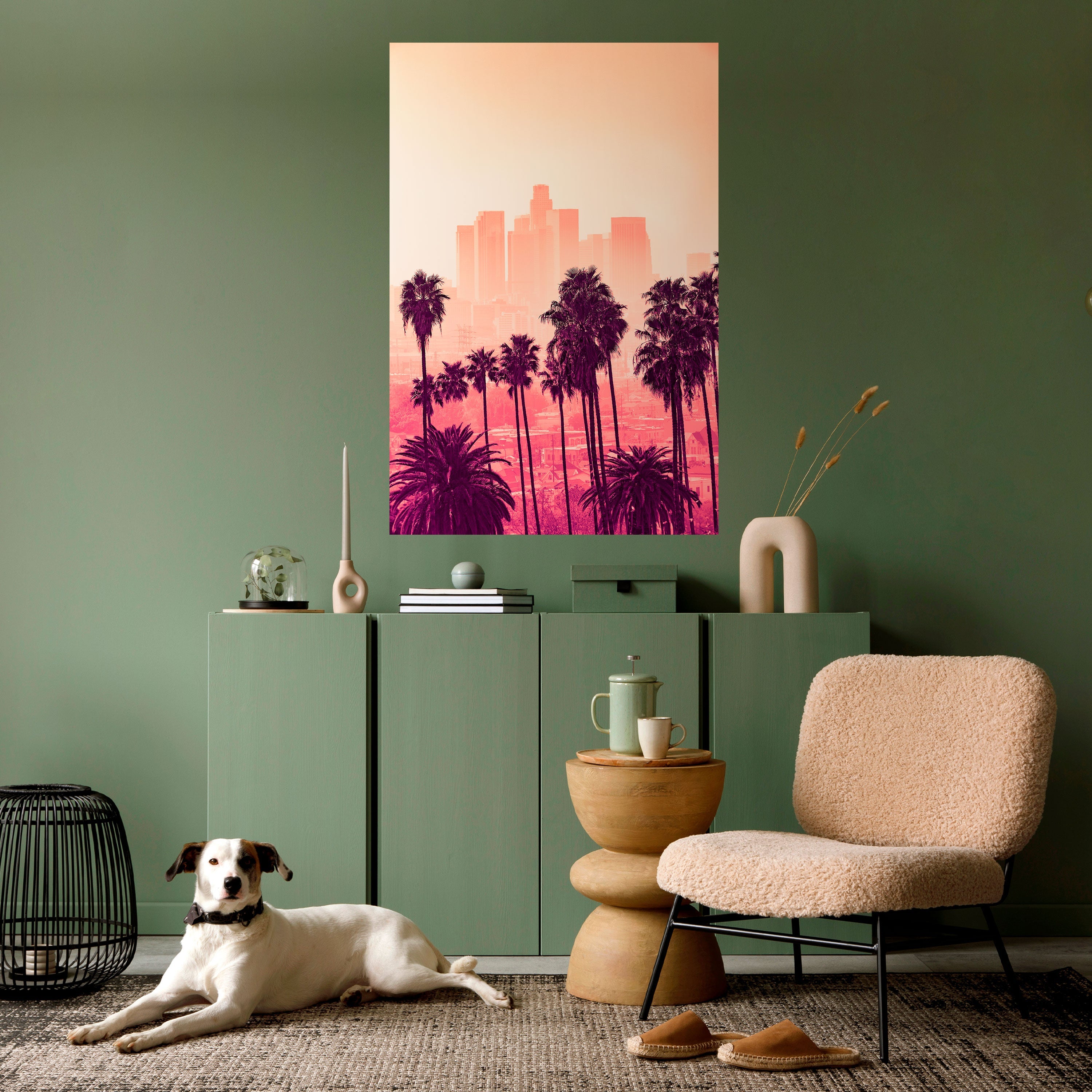 Affiche verticale autocollante « PALM SHADE DREAMSCAPE »