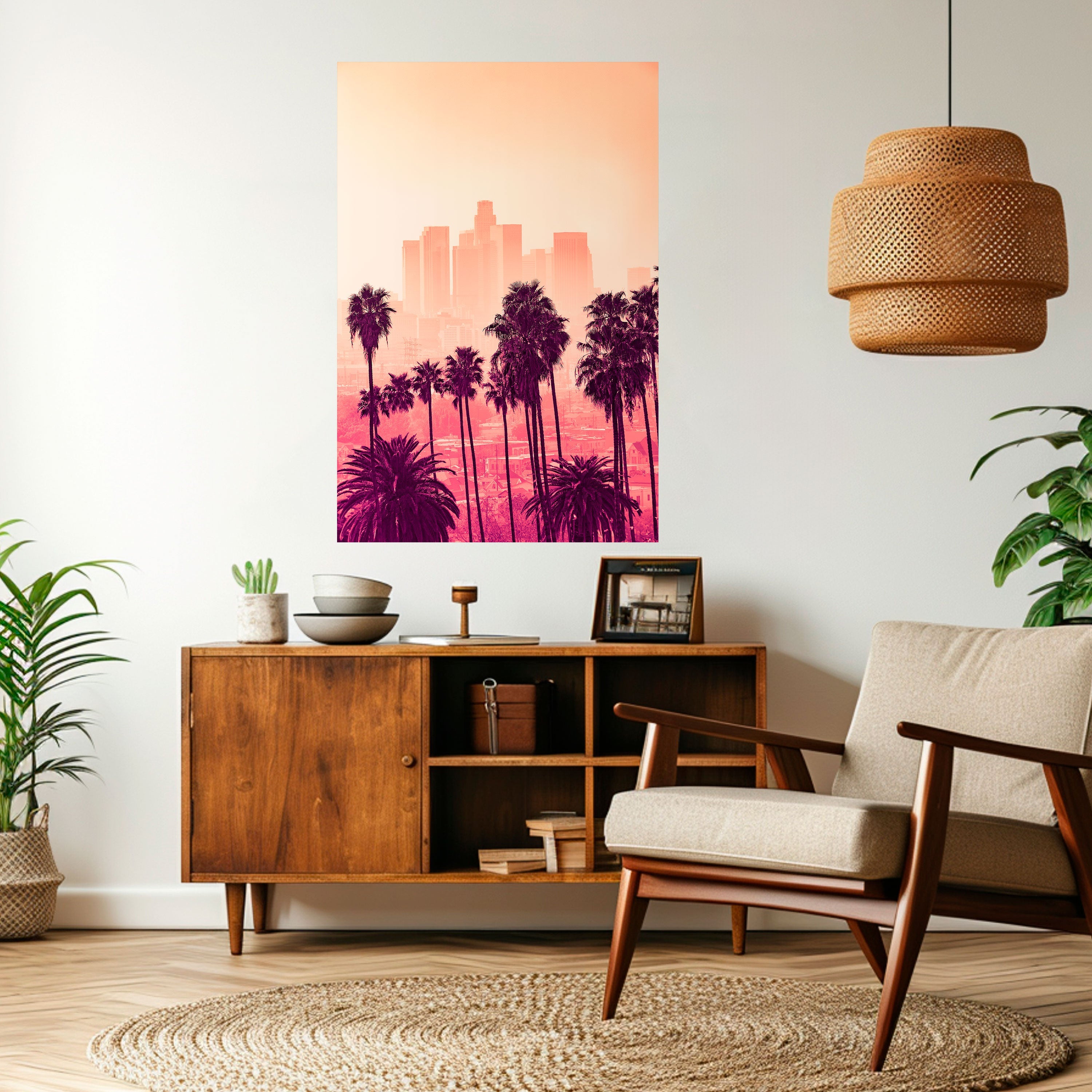 Affiche verticale autocollante « PALM SHADE DREAMSCAPE »