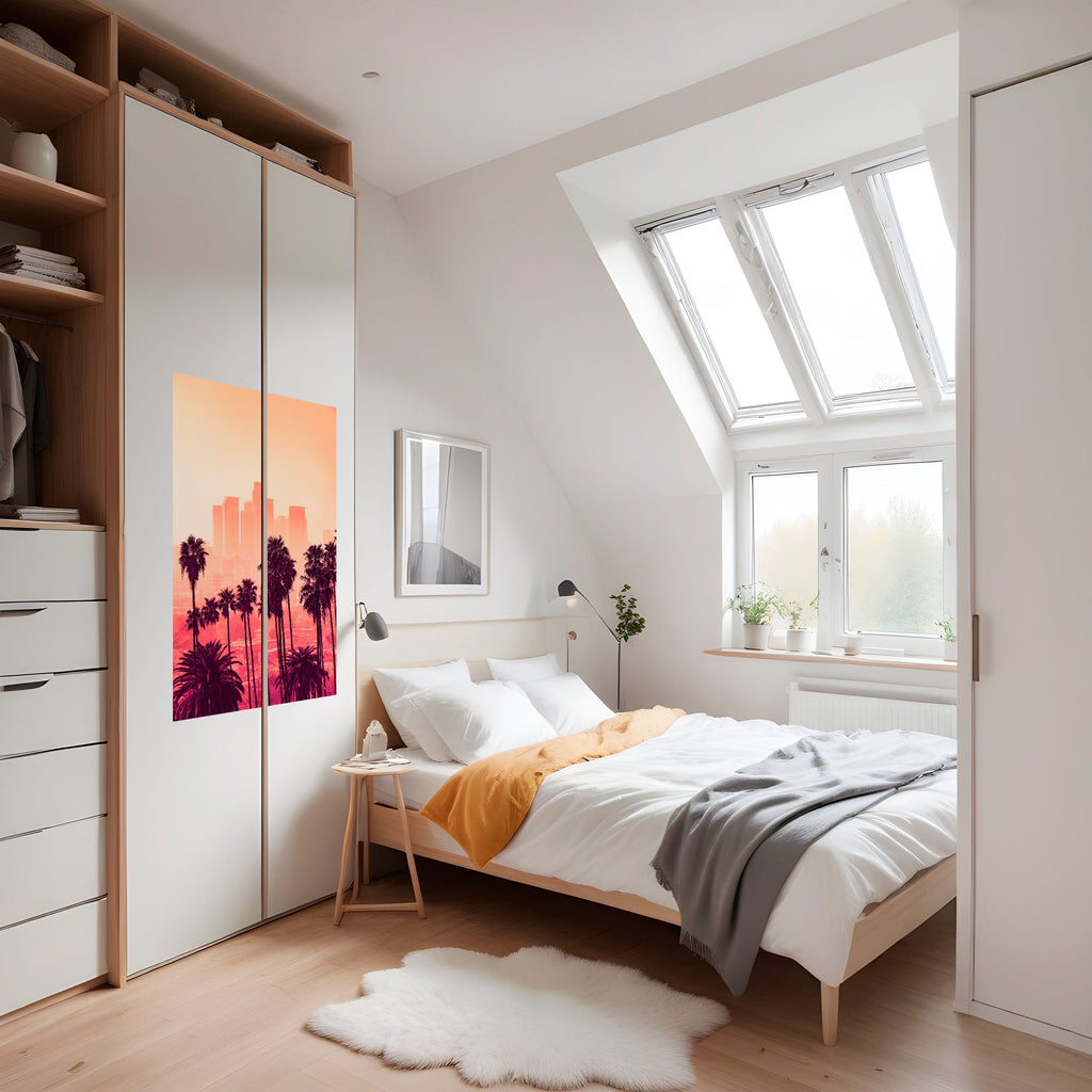 Affiche verticale autocollante « PALM SHADE DREAMSCAPE »