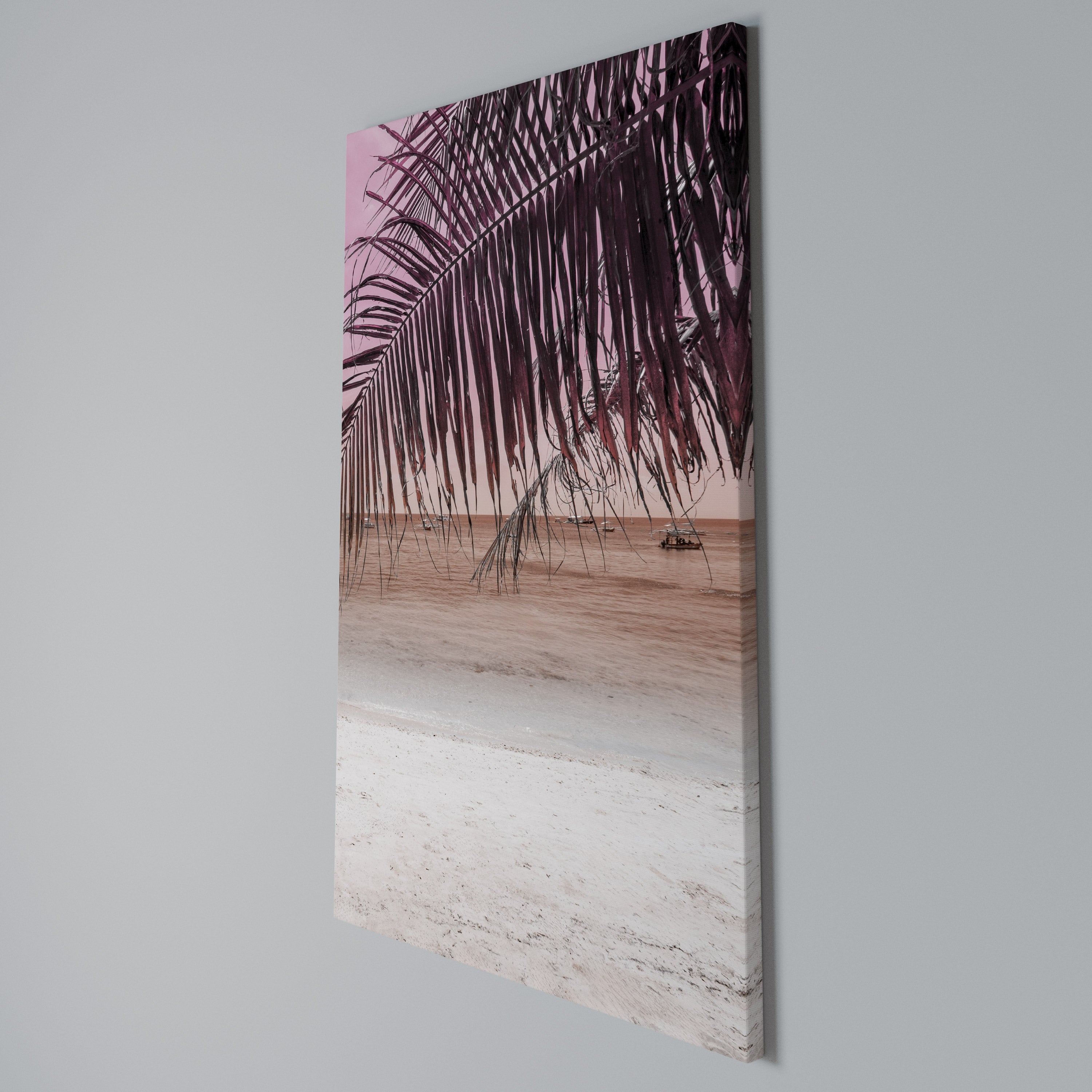 TROPICAL WHISPERS Vertical Canvas Print