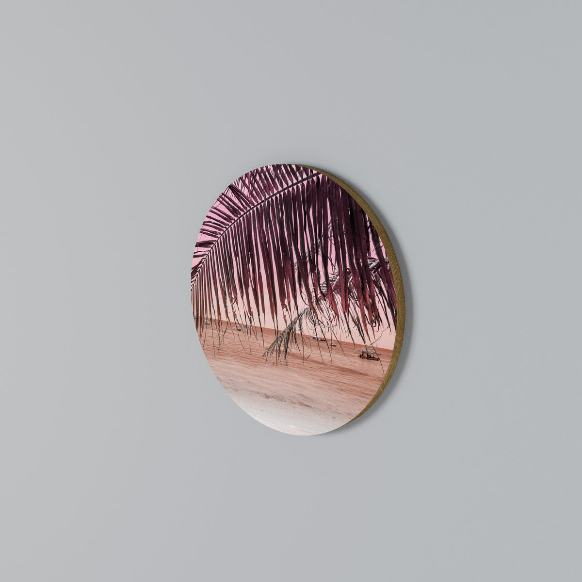 TROPICAL WHISPERS Round Wall Art