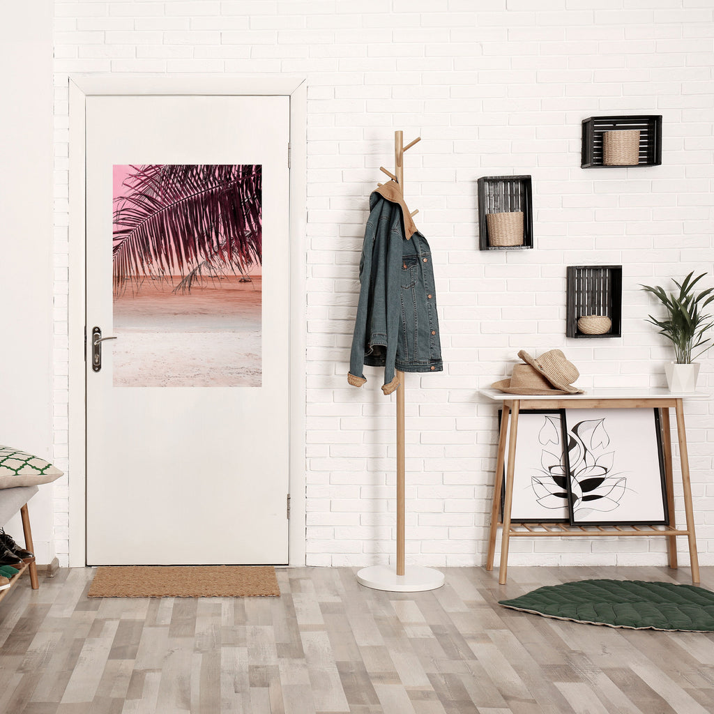 Affiche verticale autocollante « CHUCHOTEMENTS TROPICAUX »